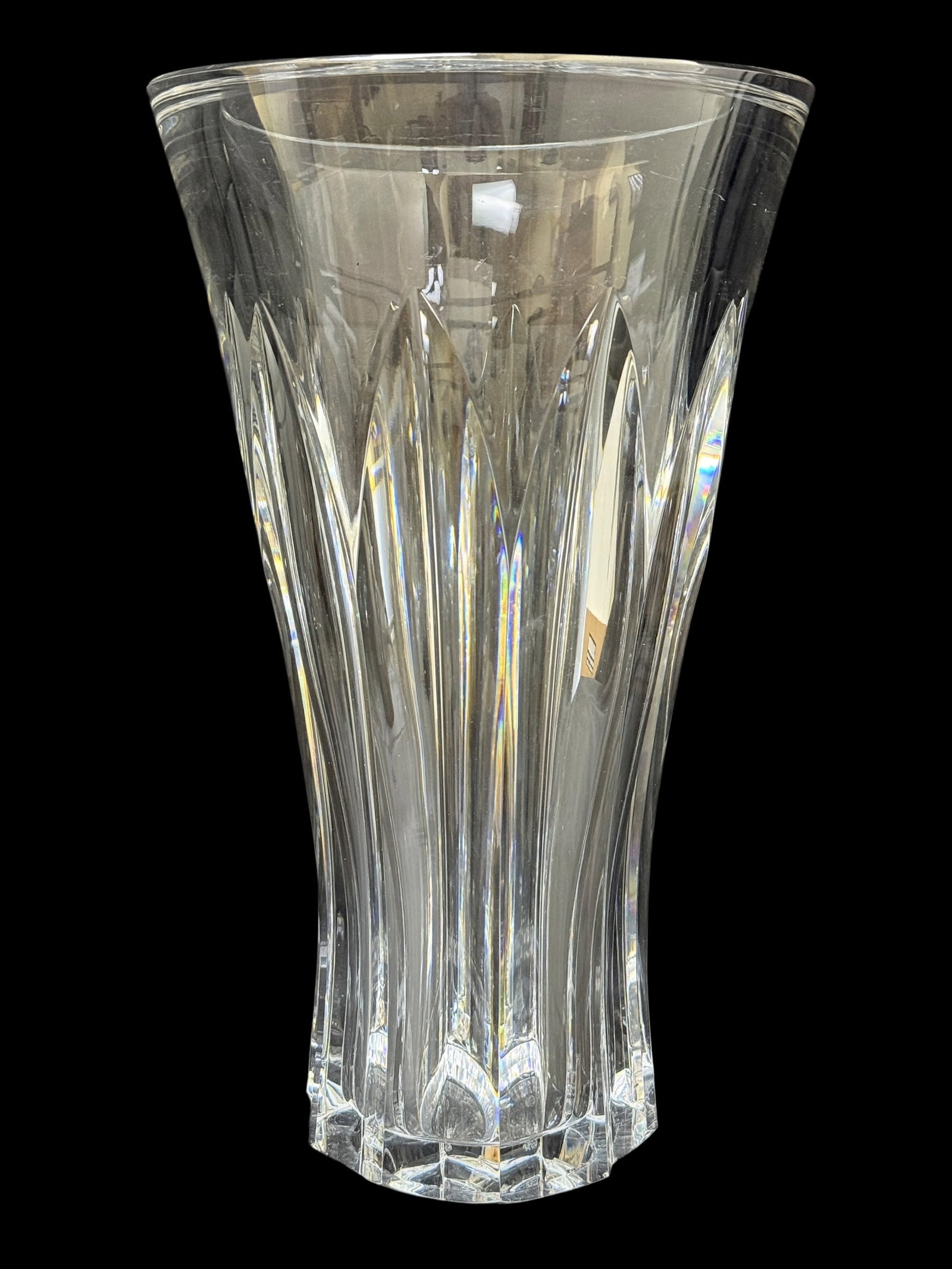 Large Baccarat “Brigitte” Lead Crystal Glass Vase (1 of 8)