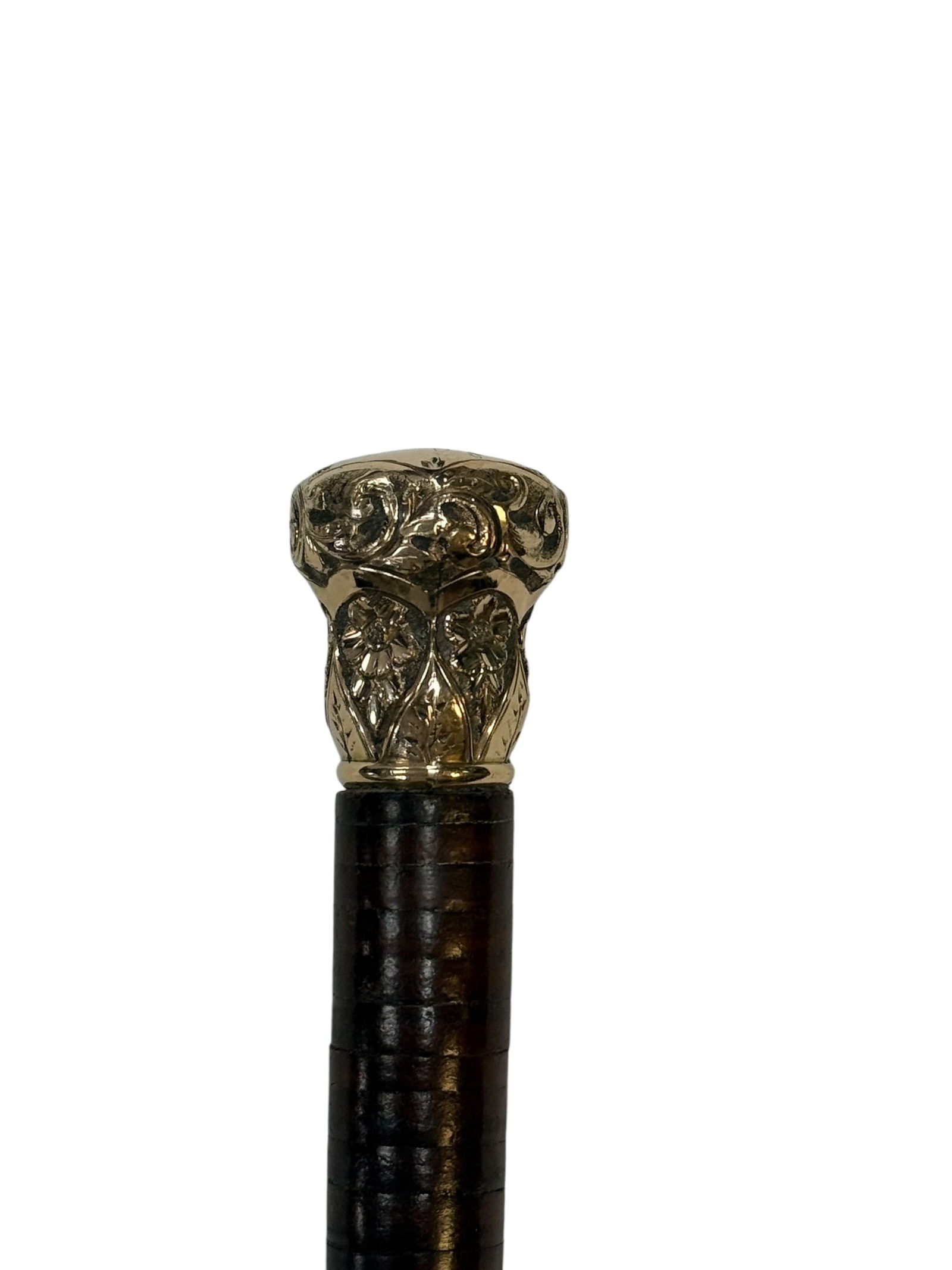 1887 Gold Presentation Dress Cane (1 of 7)