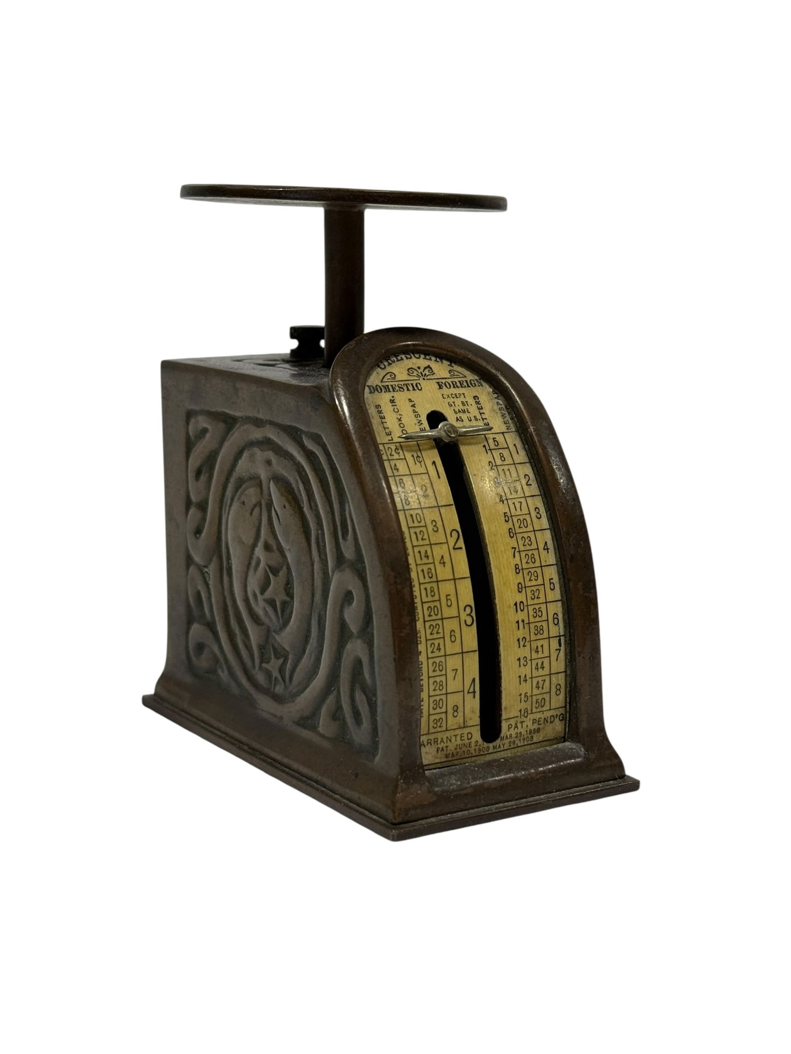 Antique Bronze Tiffany Studios 874 “Zodiac” Postal Scale (1 of 10)