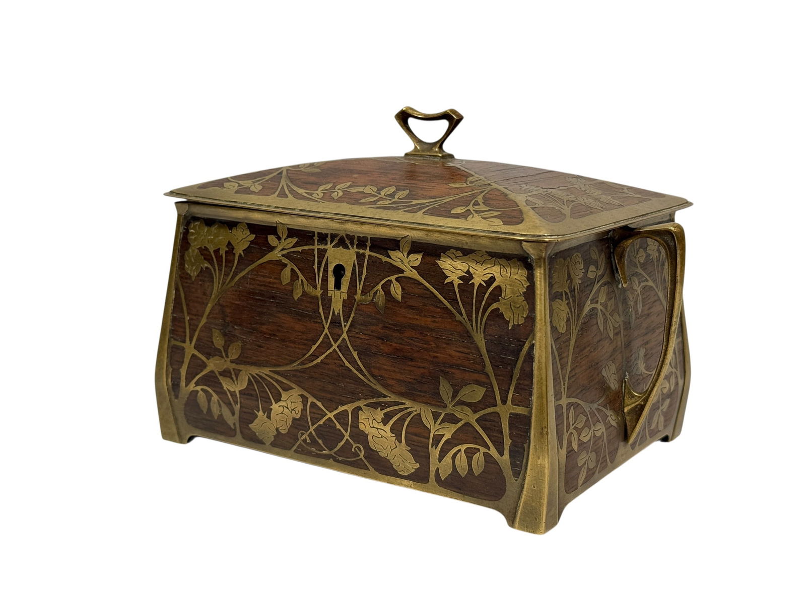 Early 20th C. German Erhard & Söhne Art Nouveau Jewelry Box (1 of 13)