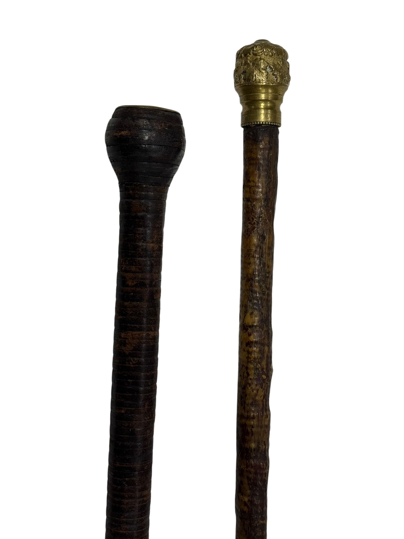 (2) Antique Swagger Canes (1 of 9)