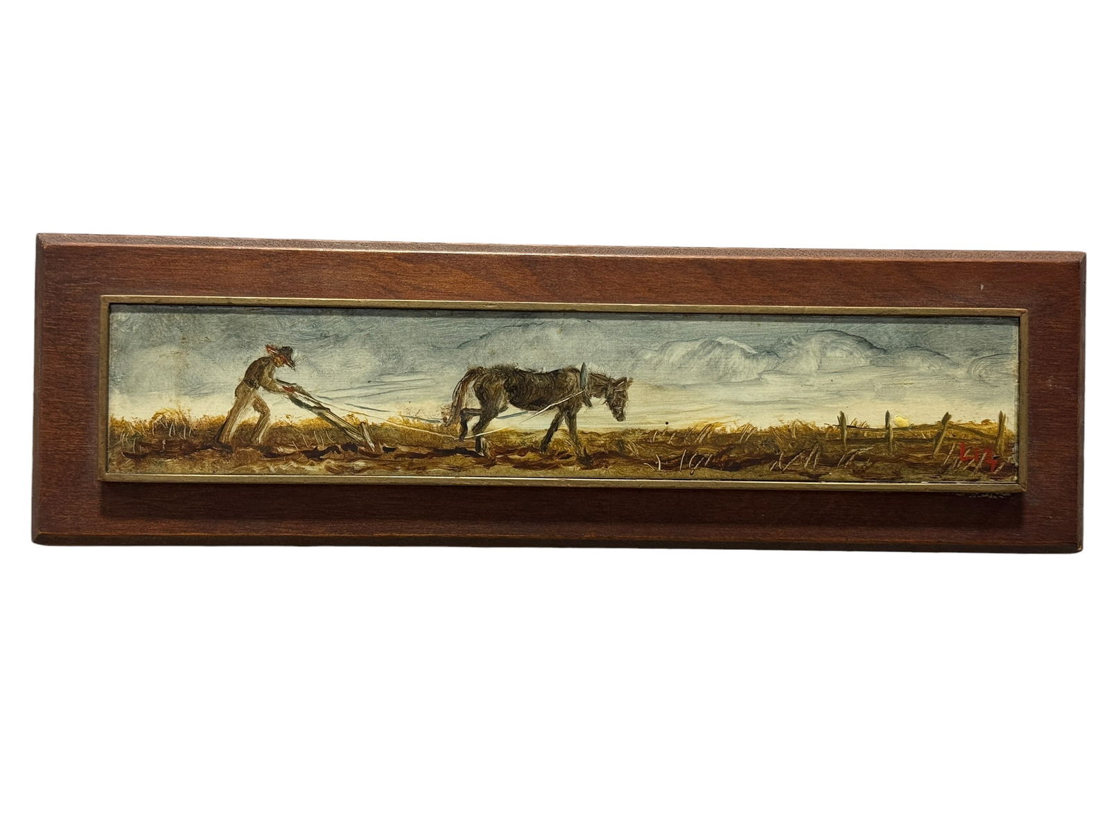 Elizabeth Jackson (Liz) “Plowman” Oil on Board, Framed, c. 1970s (1 of 6)