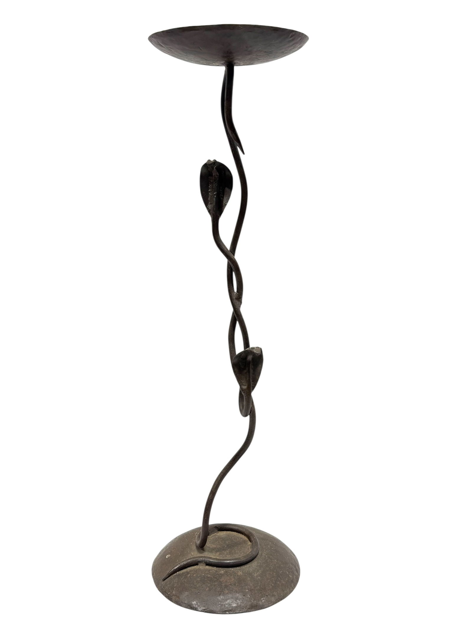 20th C. Metal Floor Snake Candle Holder (1 of 8)