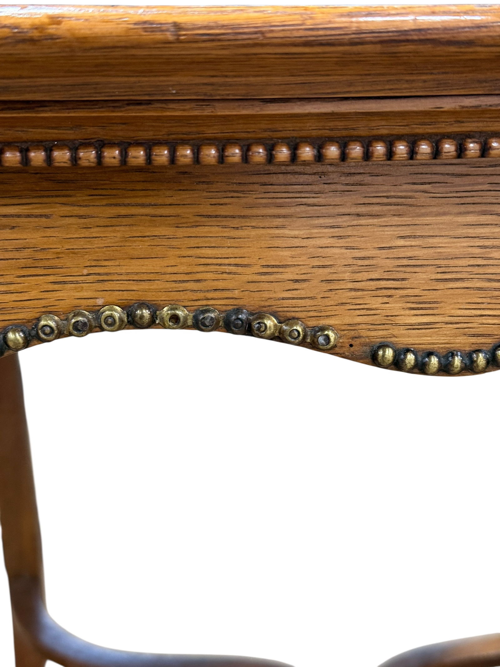 Antique Ormolu-Mounted Side Table w/ Carved Top - 10