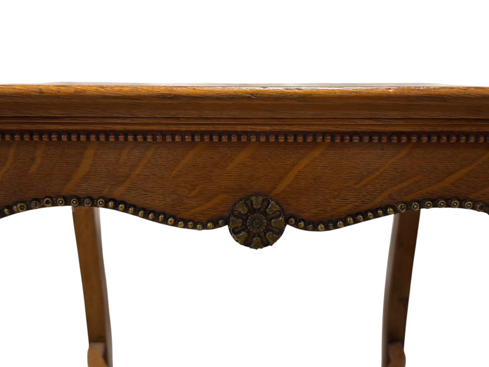 Antique Ormolu-Mounted Side Table w/ Carved Top - 4