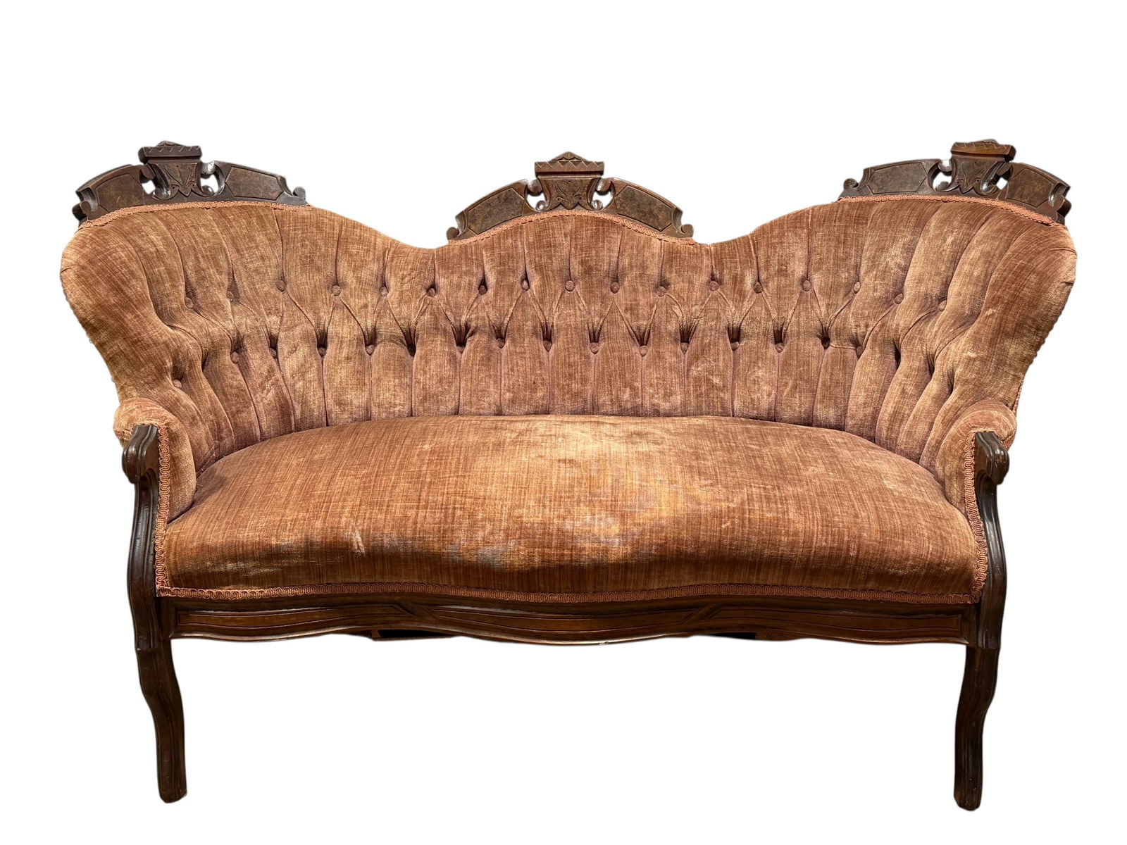 Antique Eastlake Settee (1 of 10)
