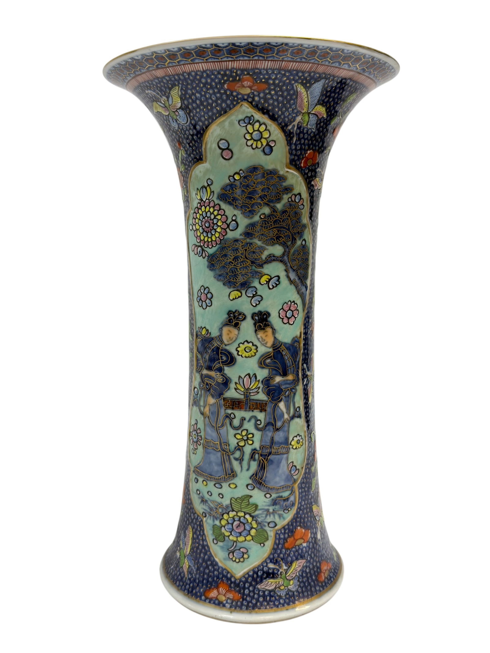 Chinese Famille Rose Figural Baluster Vase (1 of 9)