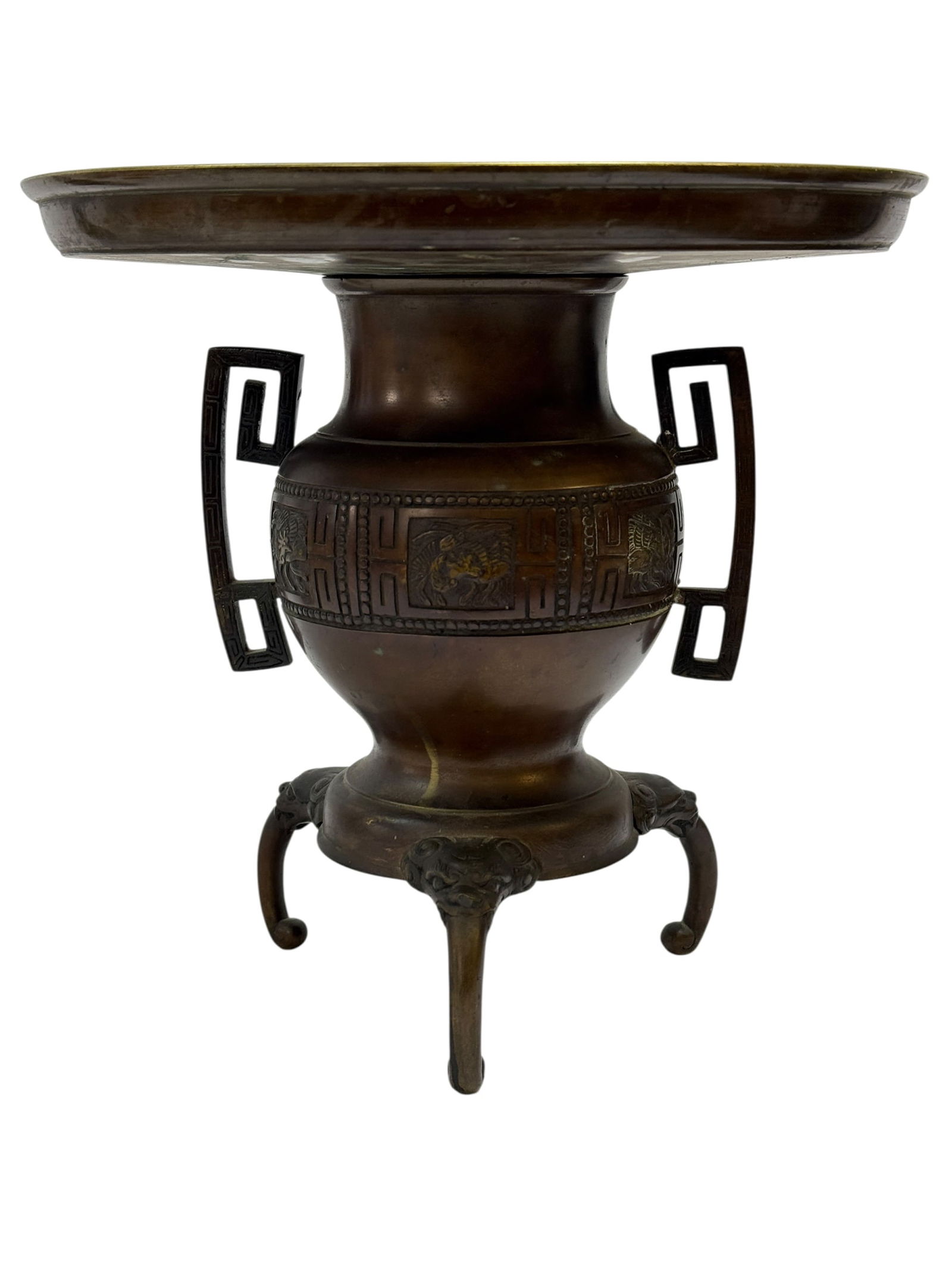 Japanese Bronze Usubata Ikebana Vase (1 of 13)