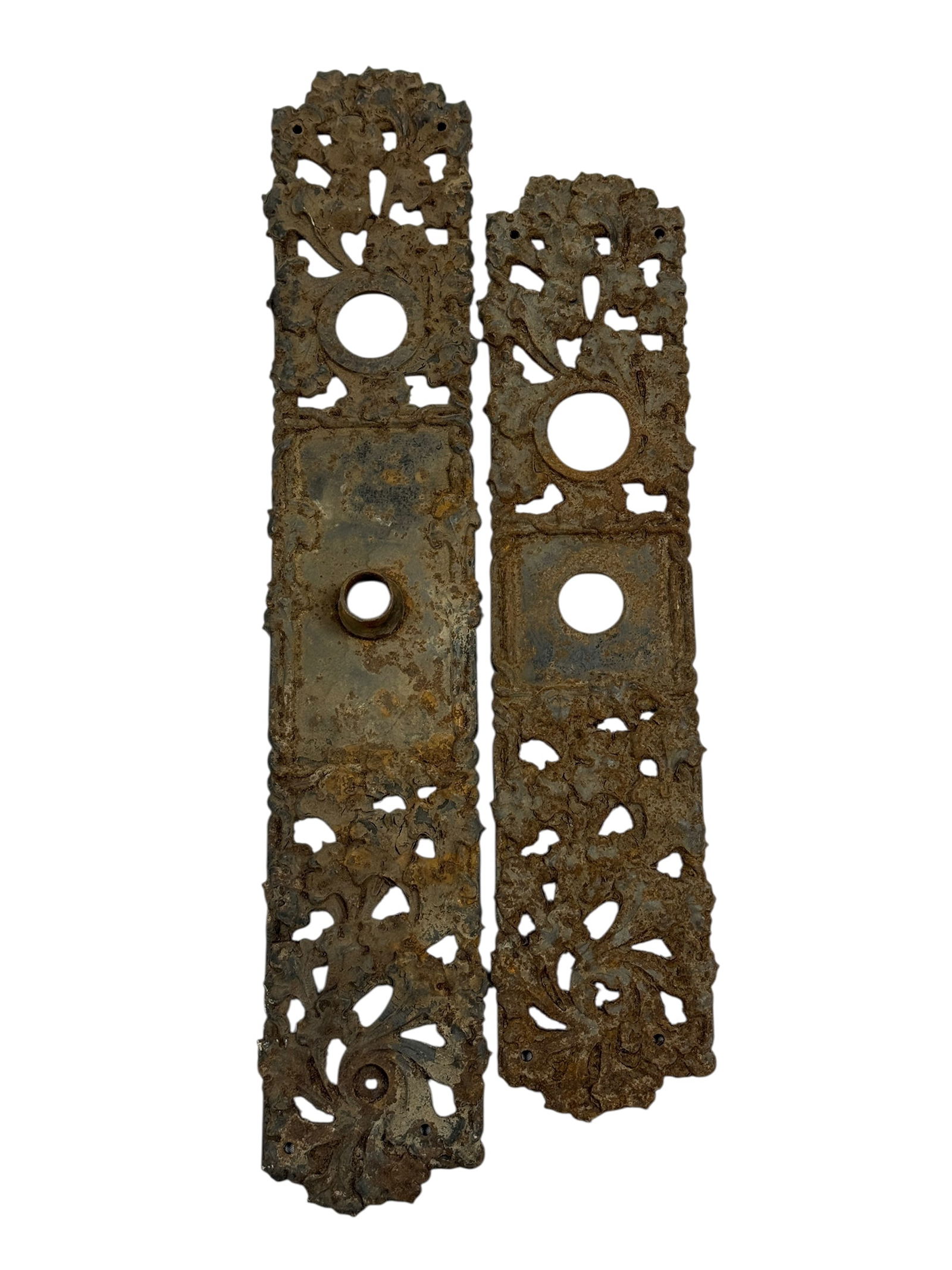 Pair of 19th C. Louis Sullivan Style Cast Metal Door Push Plates (1 of 5)
