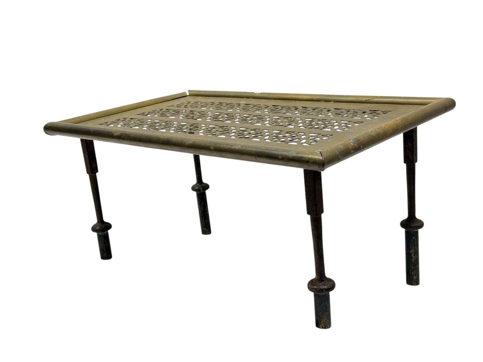 Late 19th-Early 20th C. Brass & Iron Fireplace Trivet (1 of 12)