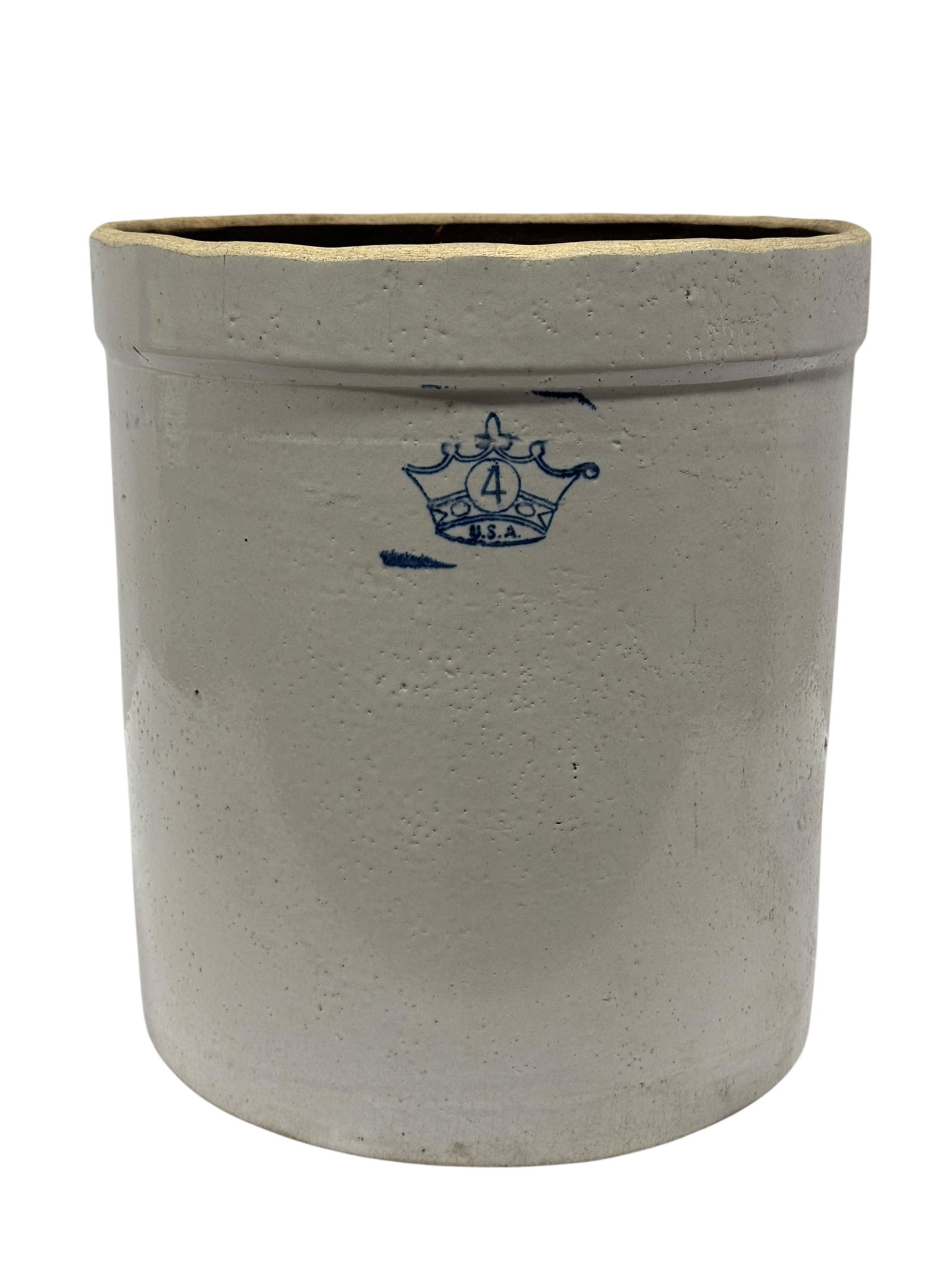 Early 20th Century Robinson Ransbottom Pottery Co. 4 Gallon Stoneware Crock (1 of 7)