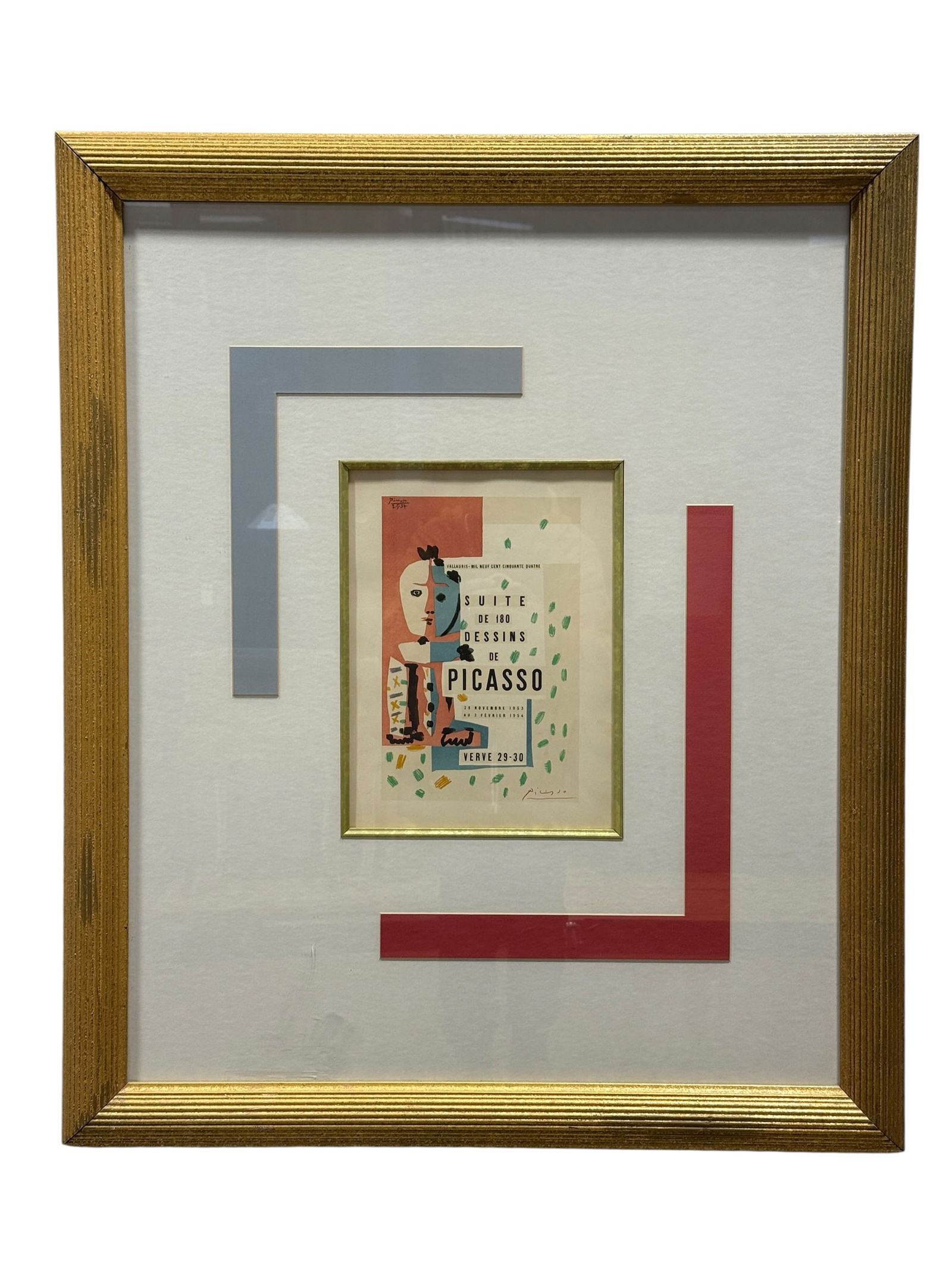 After Pablo Picasso“Suite de 180 Dessins de Picasso (Verve 29–30)," Lithograph: Color lithograph after Pablo Picasso (1881–1973) titled Suite de 180 Dessins de Picasso, created as the cover design for Verve Nos. 29–30 (published Paris, 1954 by Tériade; printed by Mourlot),