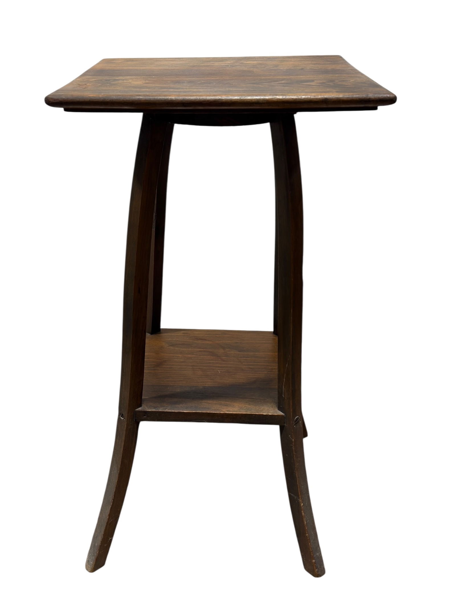 Arts & Crafts Oak Two-Tier Stand Table (1 of 6)