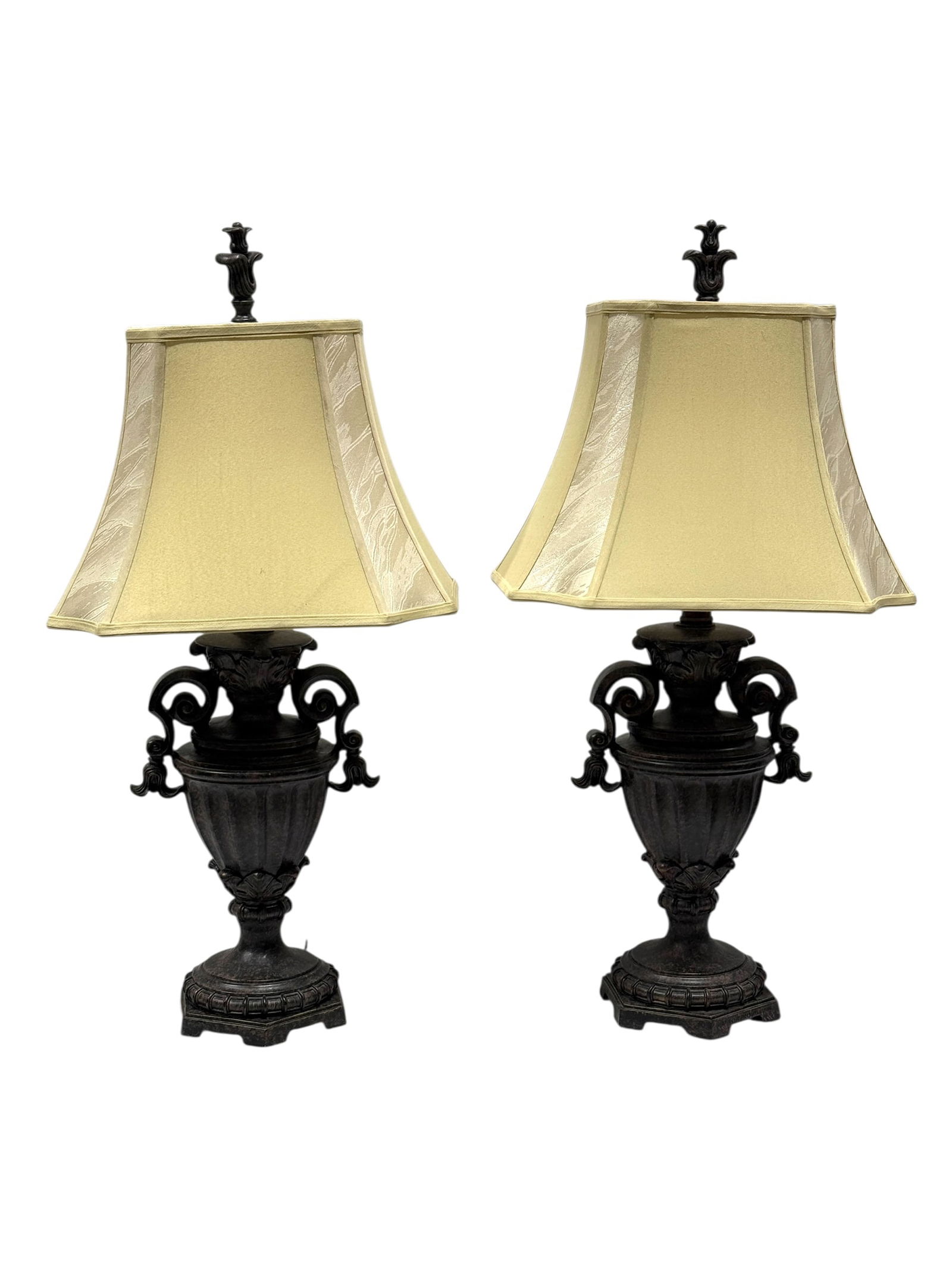 Pair of Pacific Coast Lighting Classical Urn Table Lamps (1 of 7)