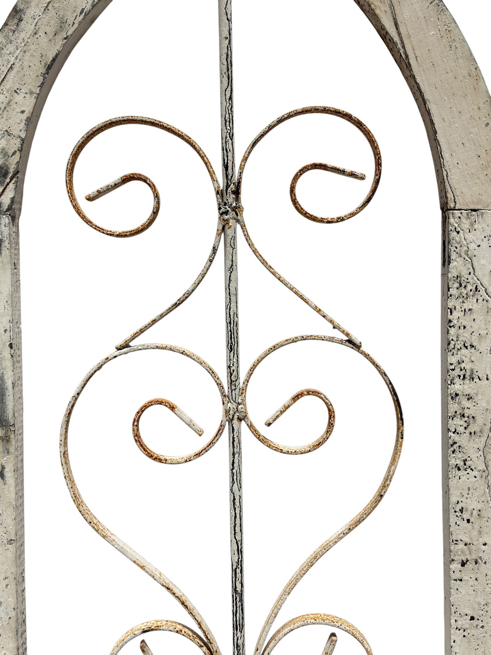 Rustic Gothic Style Arched Garden Trellis Wall Panel - 9