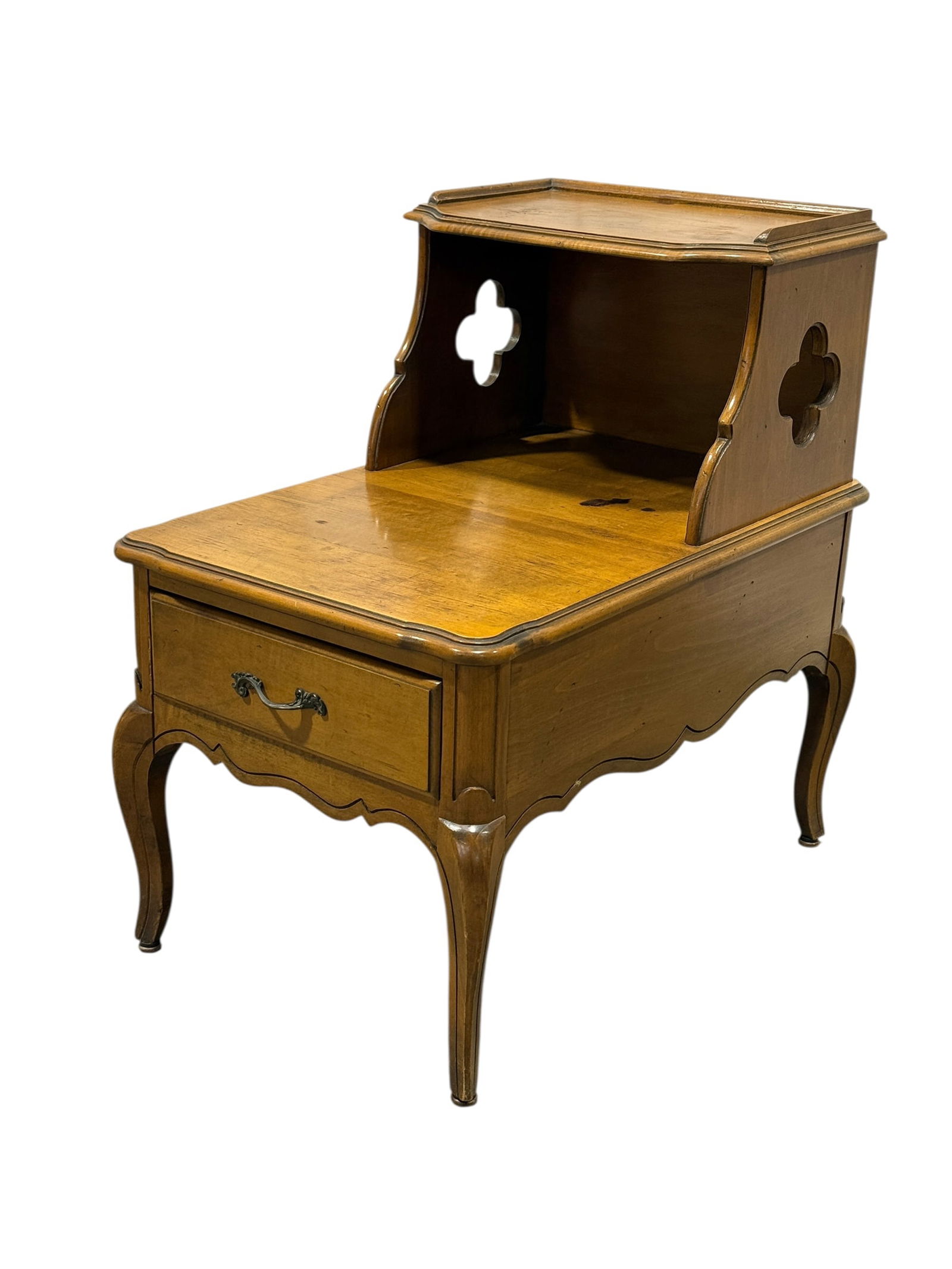 French Provincial Style Side Table w/ Drawer (1 of 10)