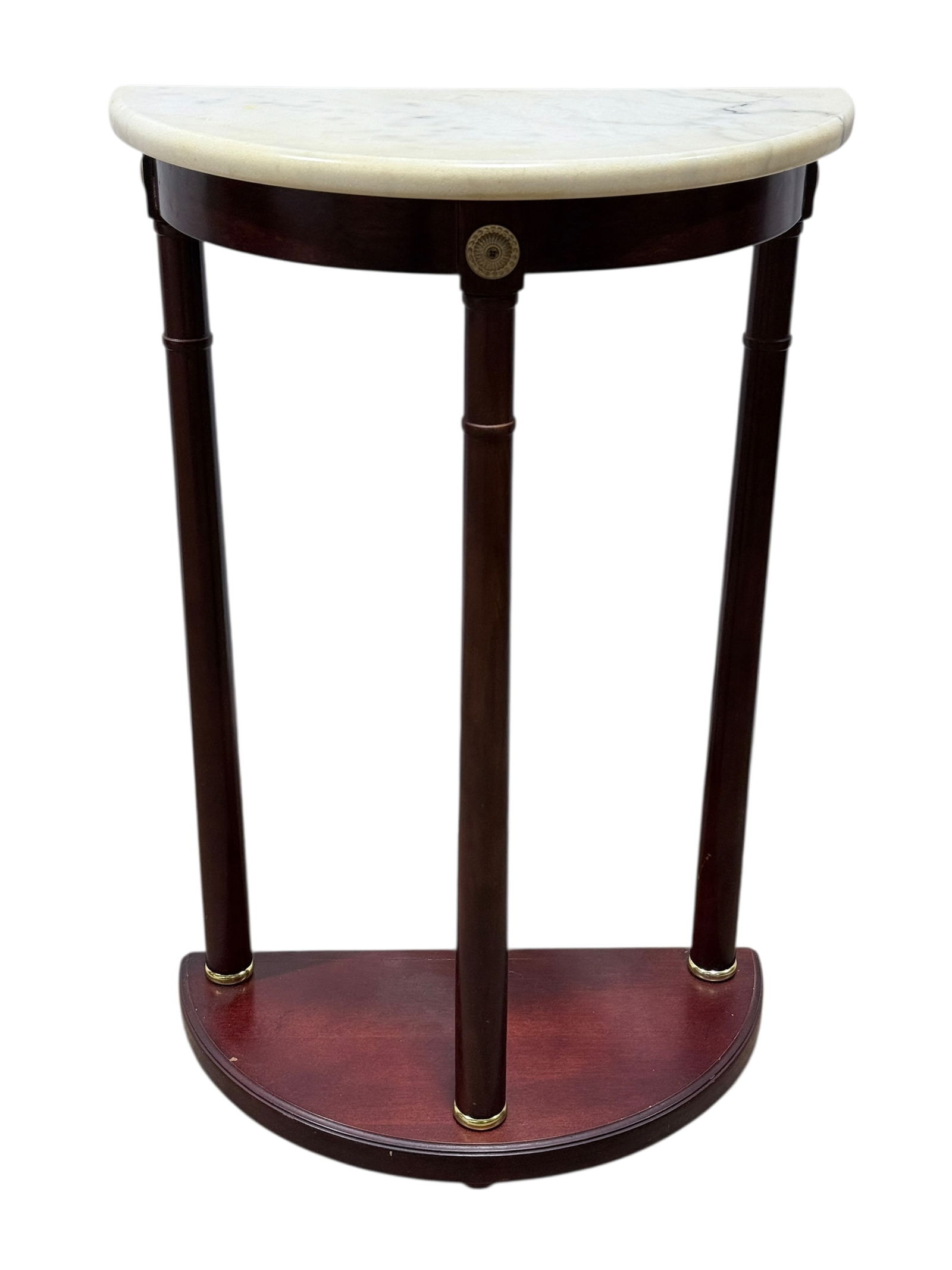 Bomby Co. Demilune Marble Top Console Table (1 of 5)