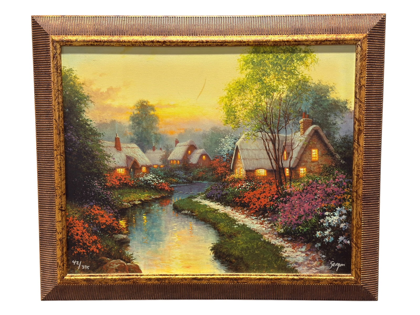 Sergon "Hidden Village" 2000 Limited Edition Giclée on Canvas (1 of 8)