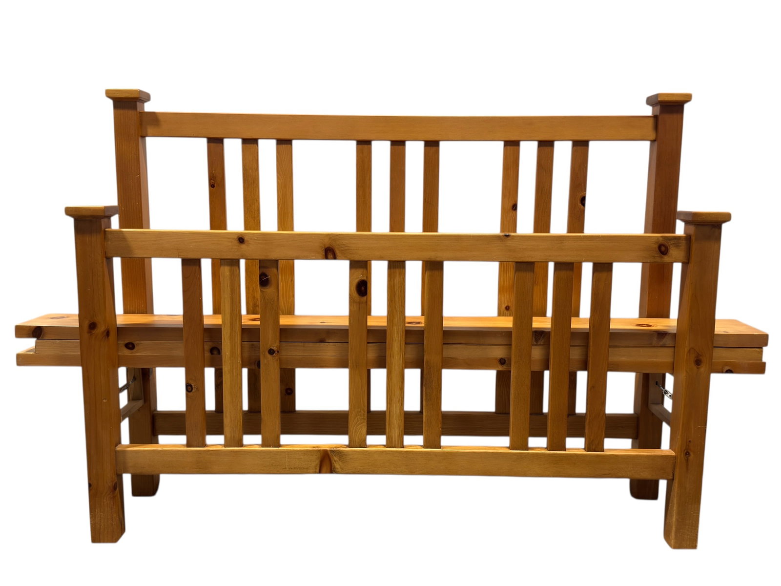 Hartford House Solid Pine Queen Size Bed Frame w/ Rails (1 of 8)