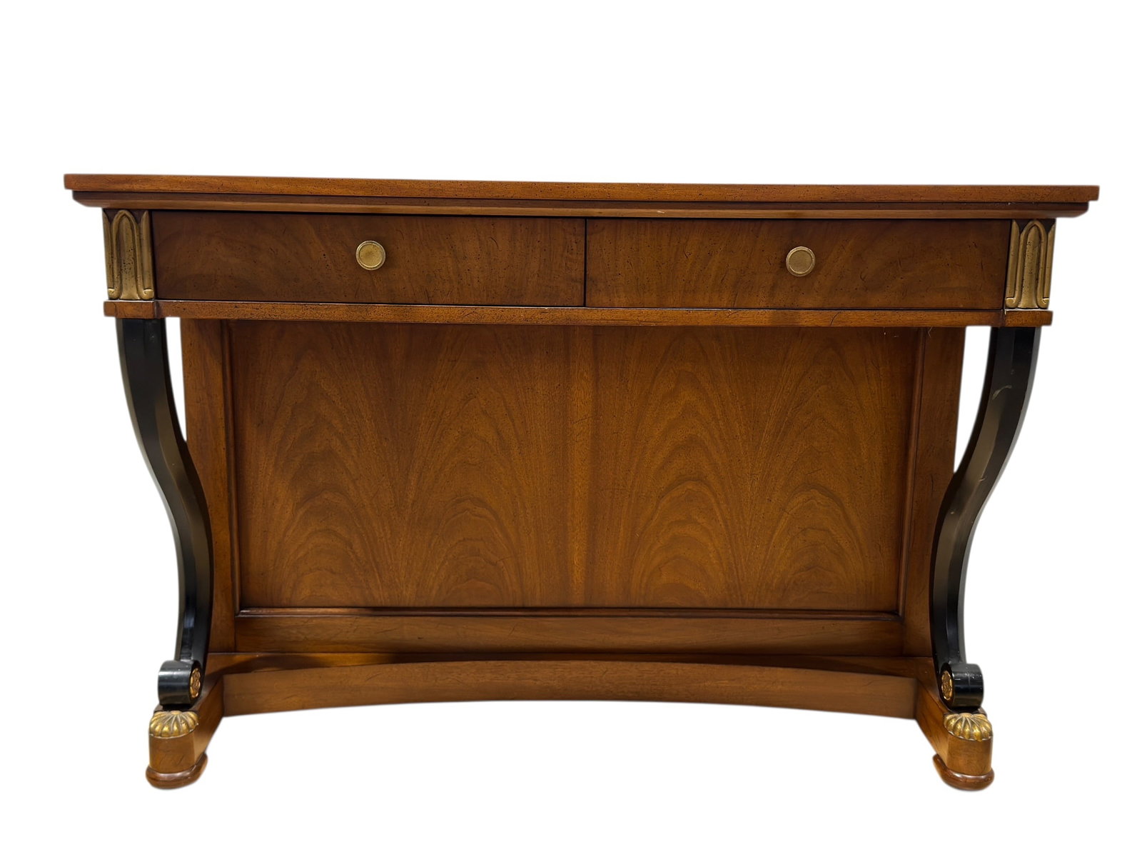 MCM Mount Airy Furniture Company 2 Drawer Console Table (1 of 10)