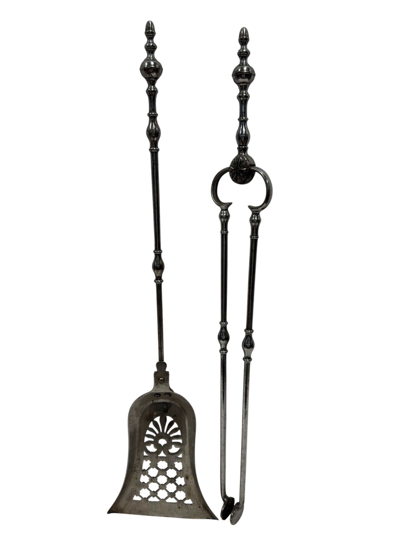 19th Century Steel Fireplace Tool Set (1 of 5)
