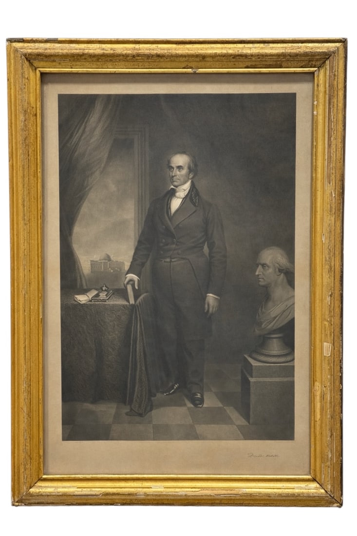 19th Century Mezzotint Engraving of Daniel Webster after T.B. Lawson (1 of 15)