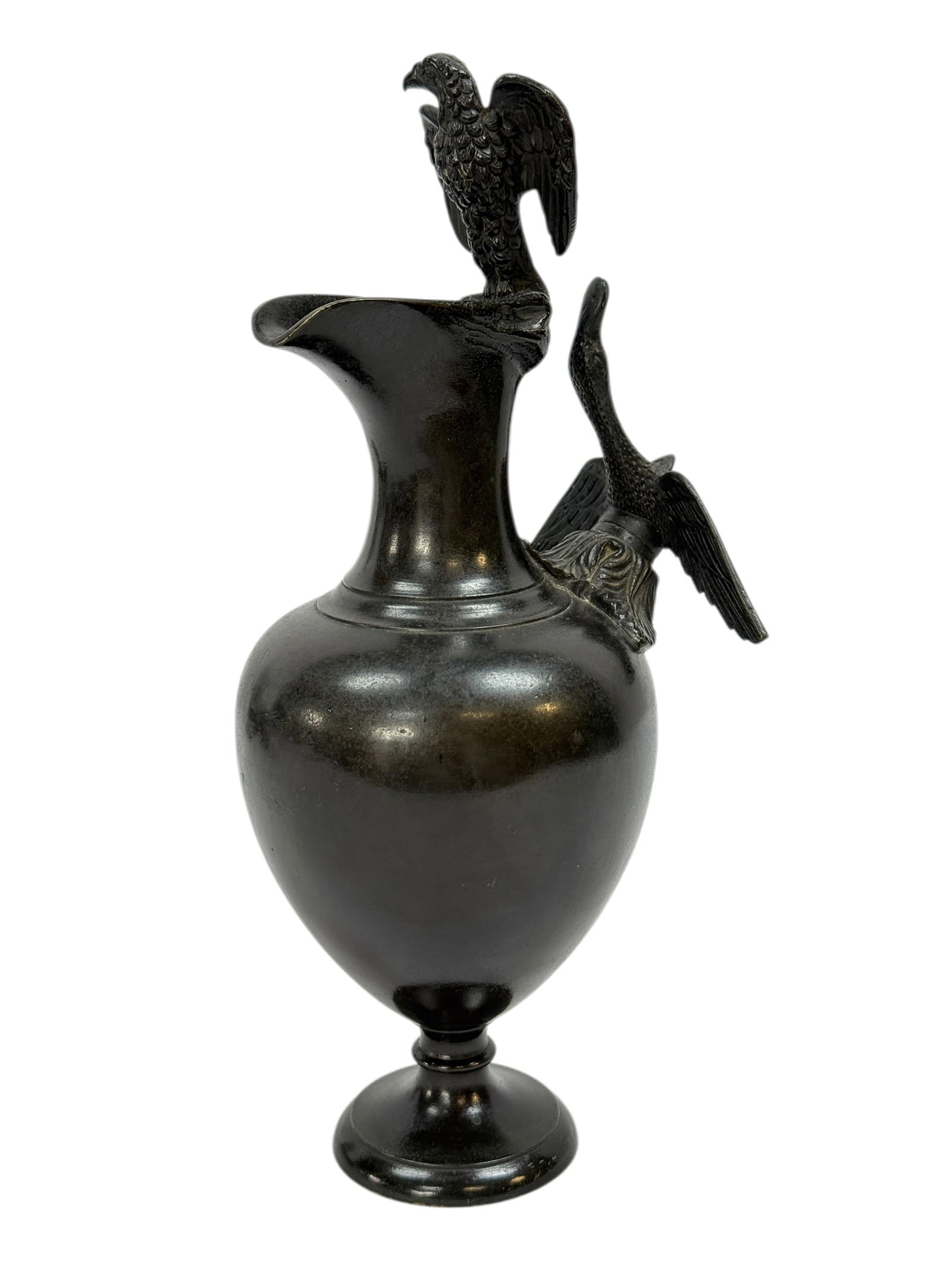 Antique Grand Tour Bronze Eagle & Swan Urn (1 of 8)