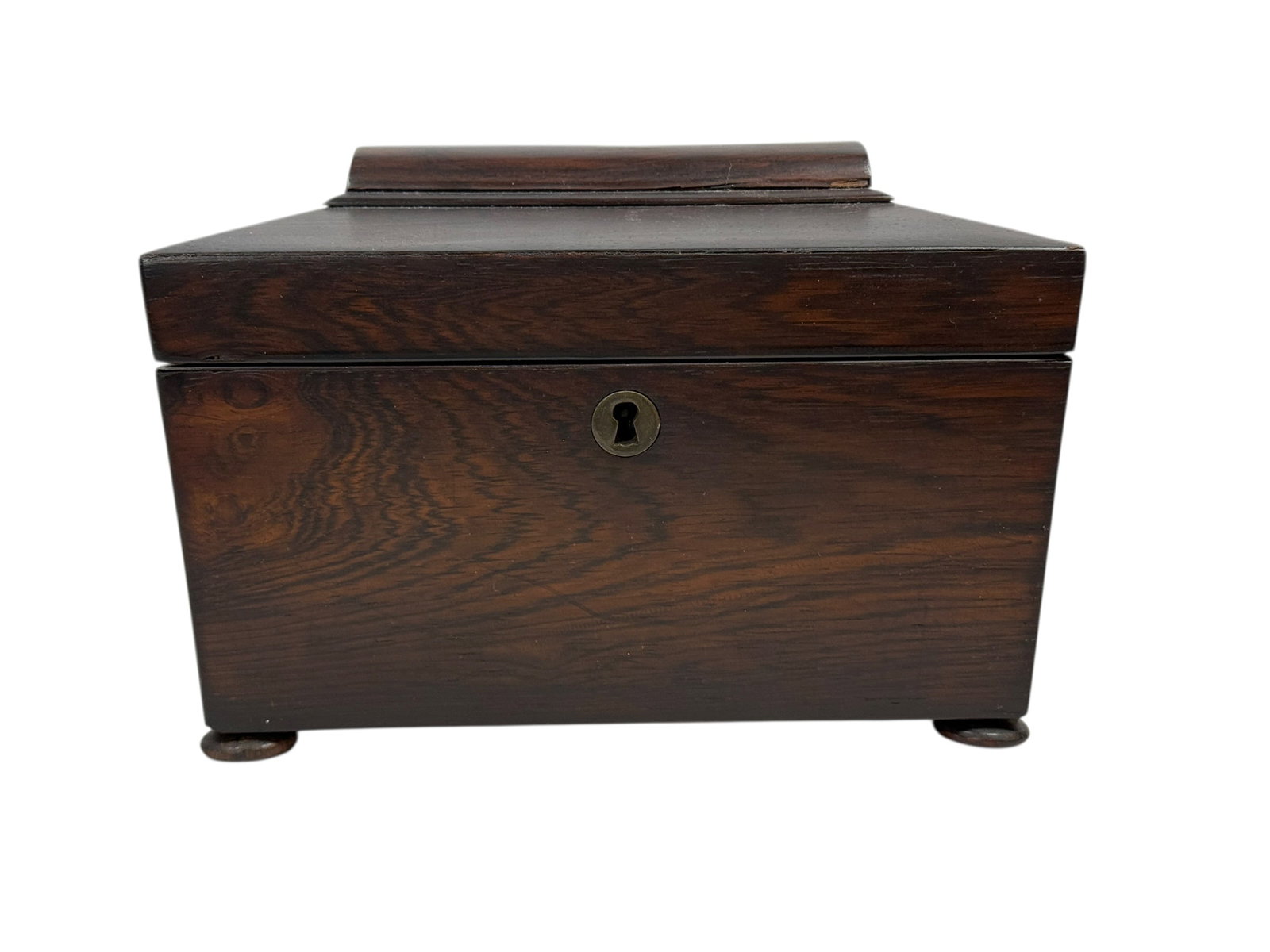 19th Century English Wooden Tea Caddy (1 of 10)