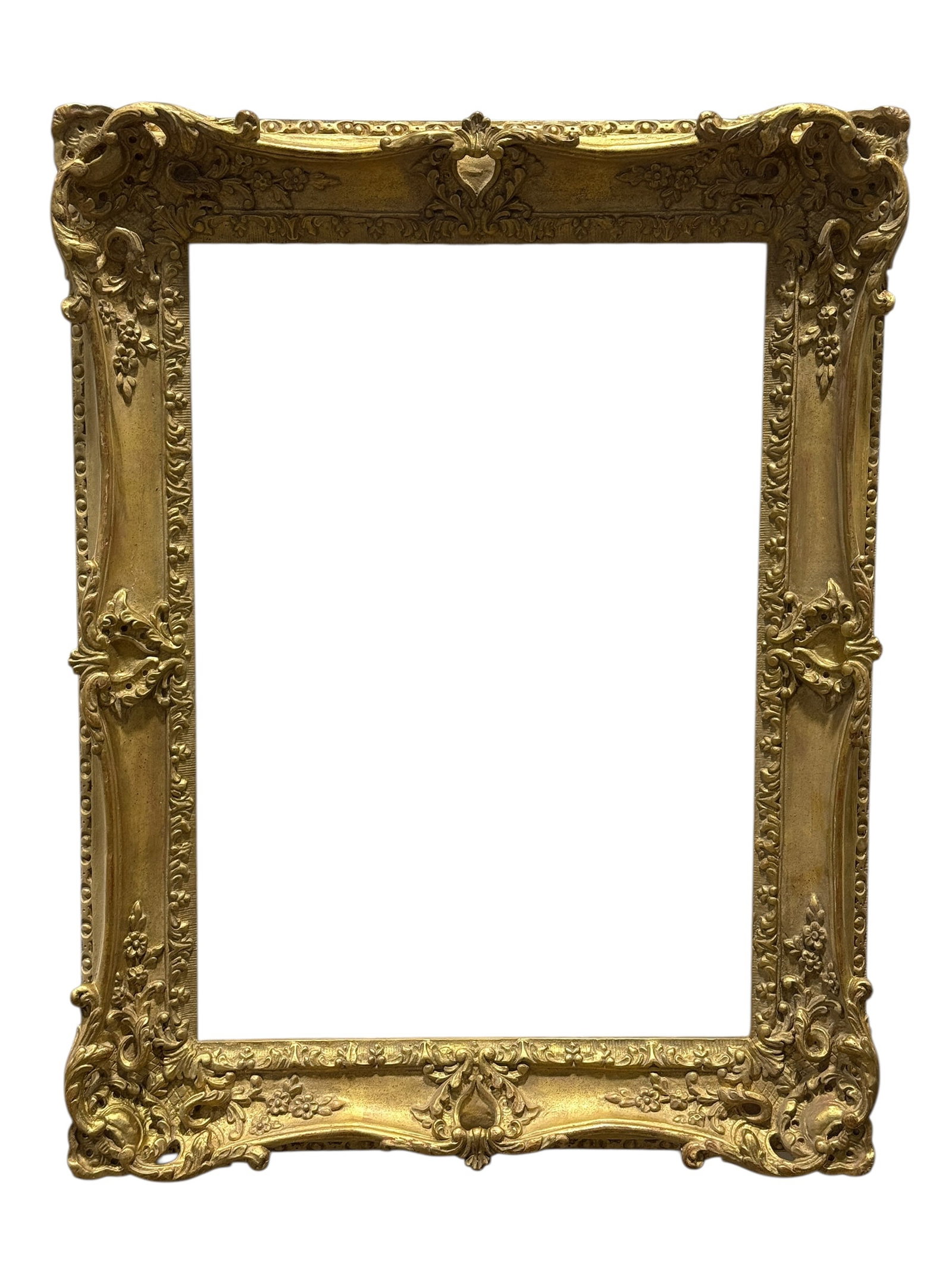 Mid-20th C. Rococo Style Giltwood & Gesso Frame (1 of 8)