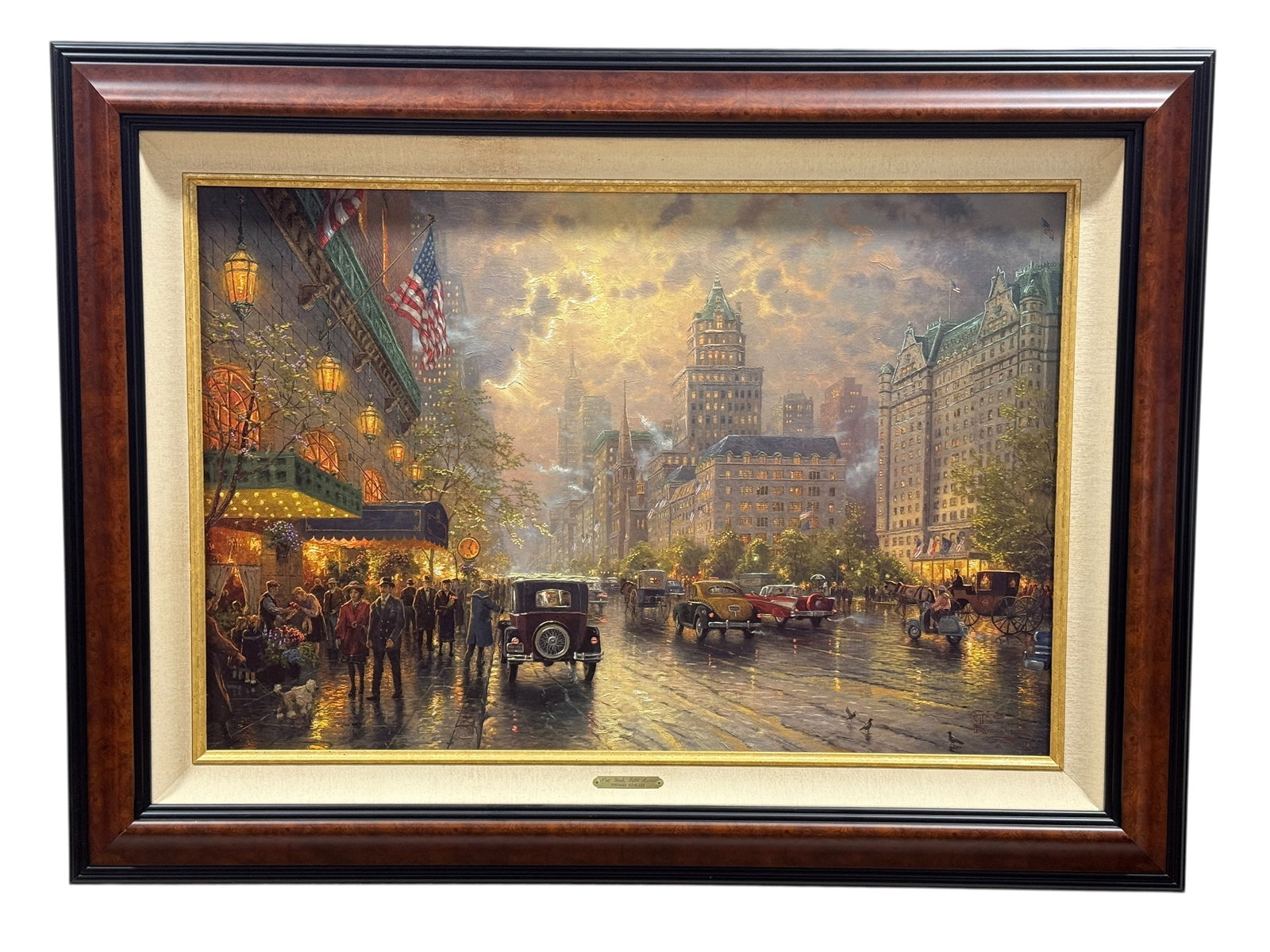 Thomas Kinkade "New York, Fifth Avenue" Studio Proof Hand-Embellished Canvas (1 of 18)