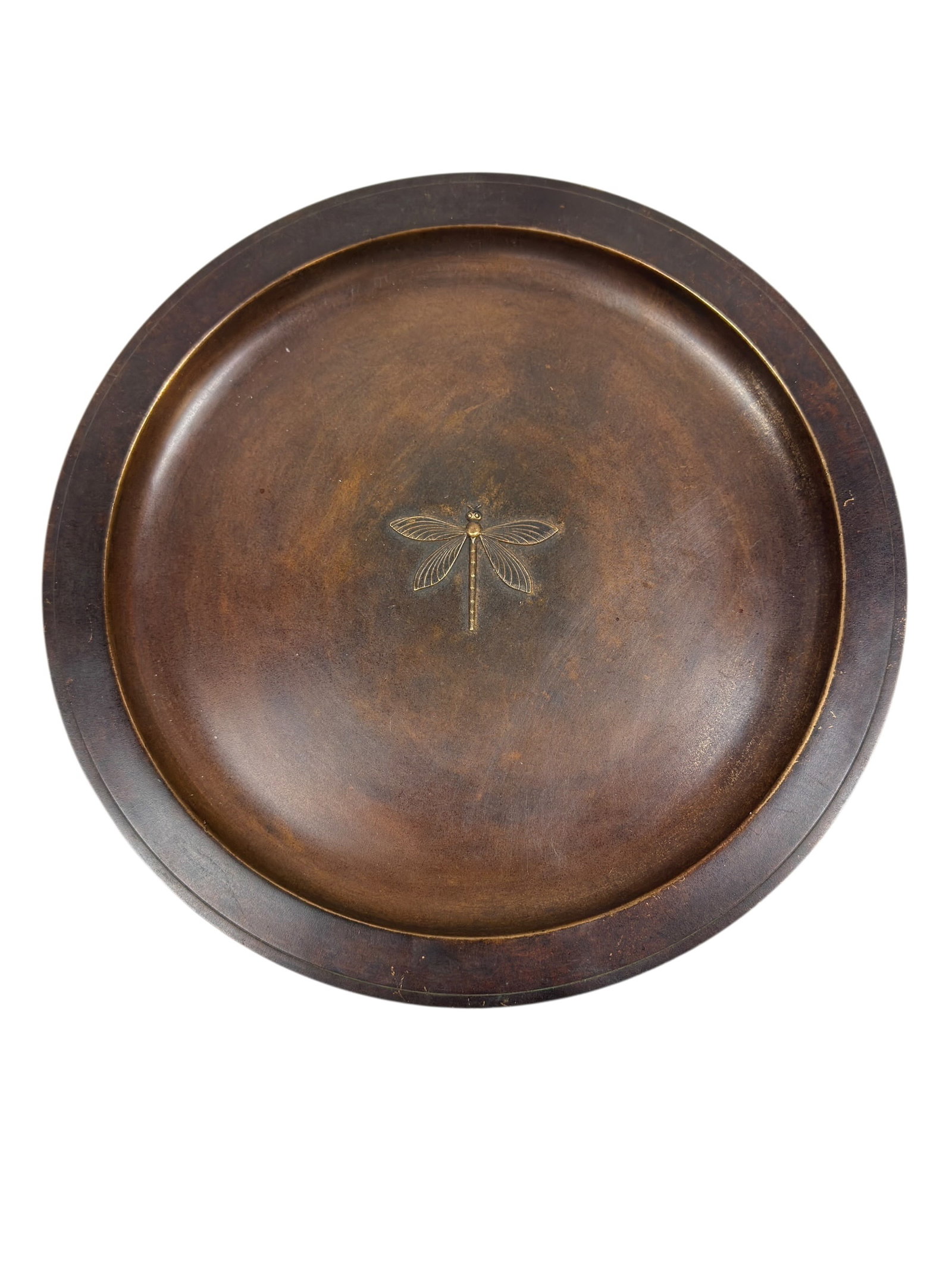 Early 20th Century Tiffany & Co. Bronze Dragonfly Charger (1 of 7)