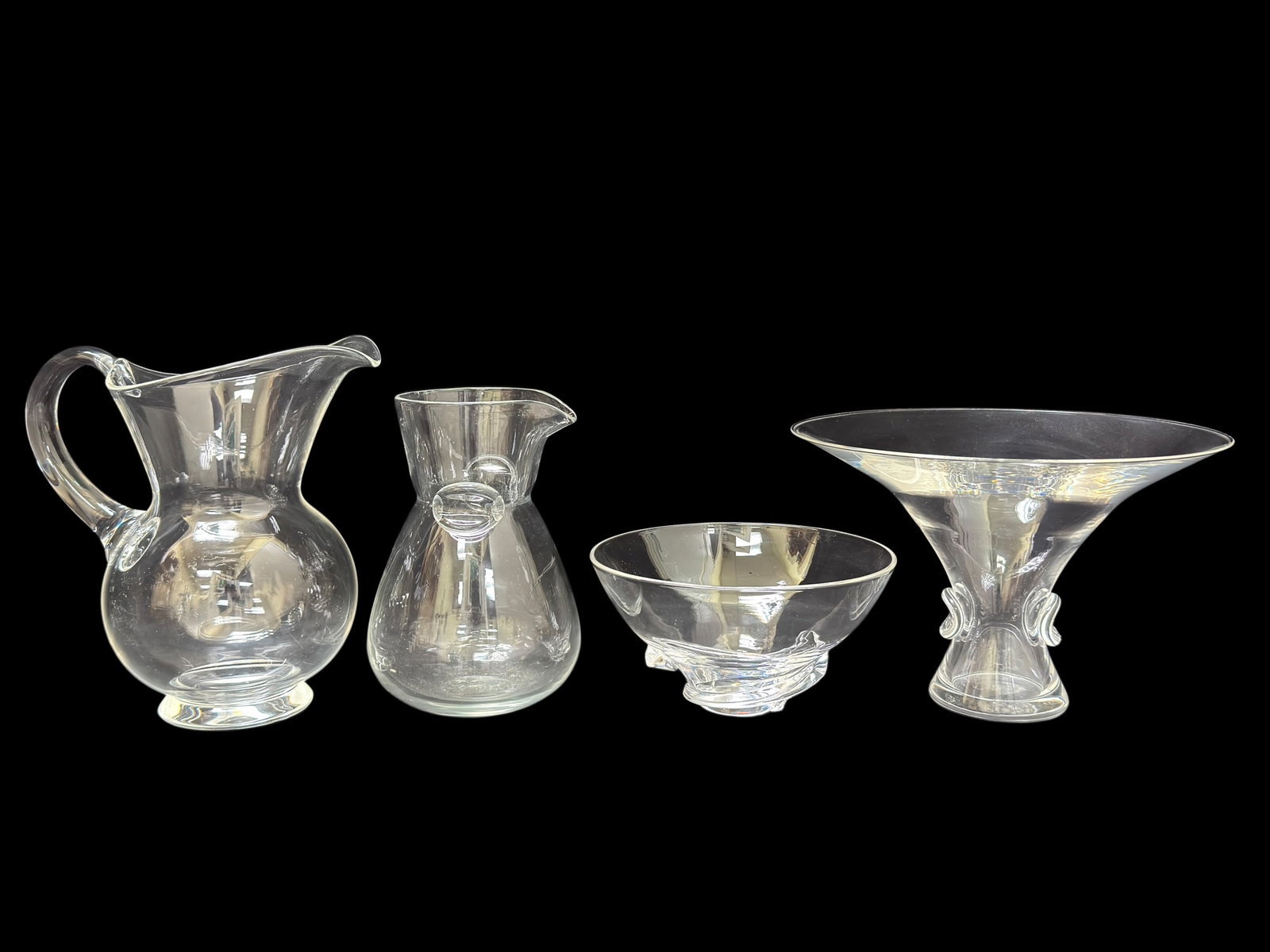 Mid Century Steuben Crystal Glass Group, 4 Pieces (1 of 17)