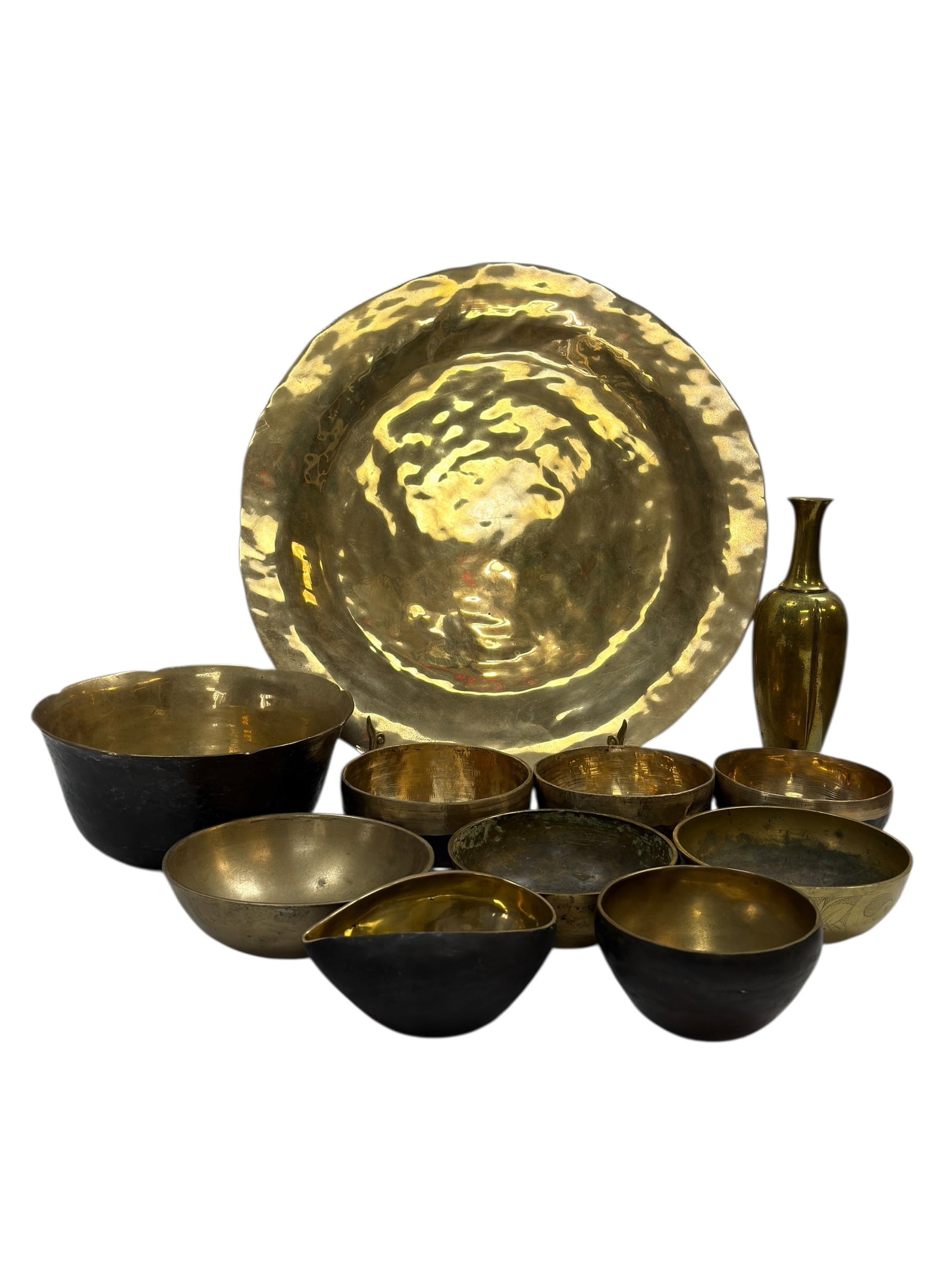 Antique Southeast Asian Brass Items (11) (1 of 12)