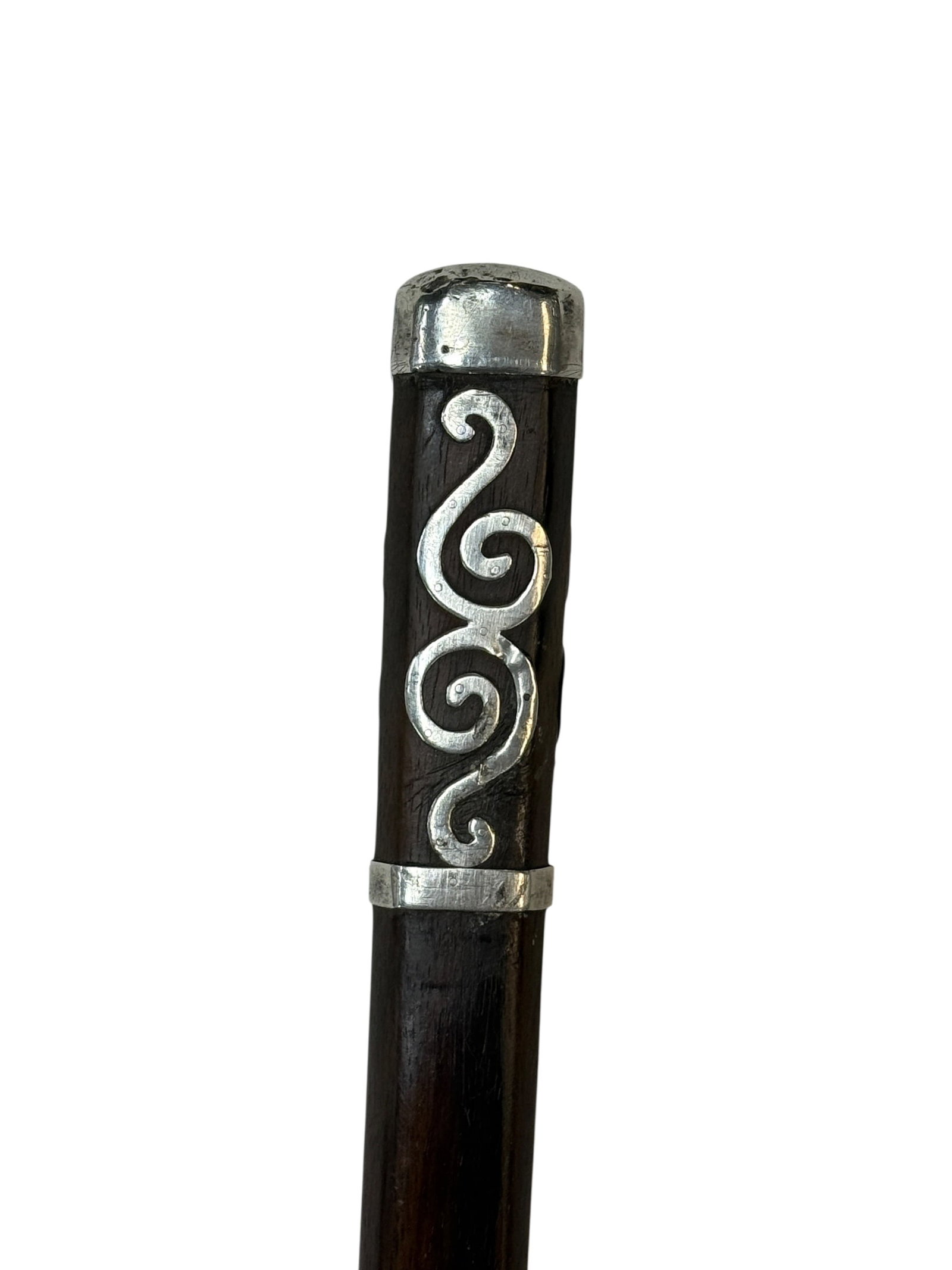 Antique Silver Scroll Mounted Dress Cane (1 of 7)