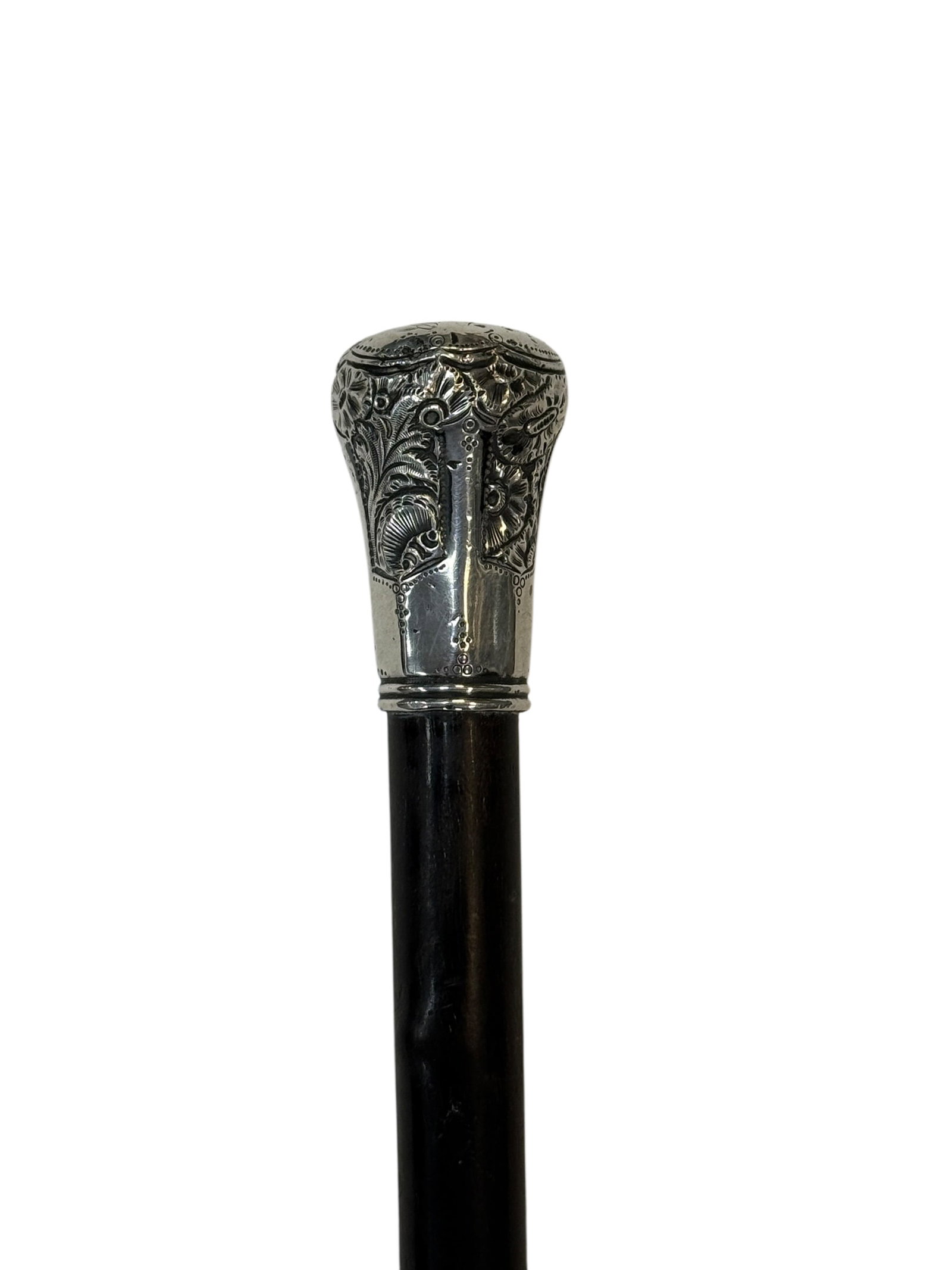 Mid 19th Century "1867" Silver Pommel Presentation Dress Cane (1 of 6)