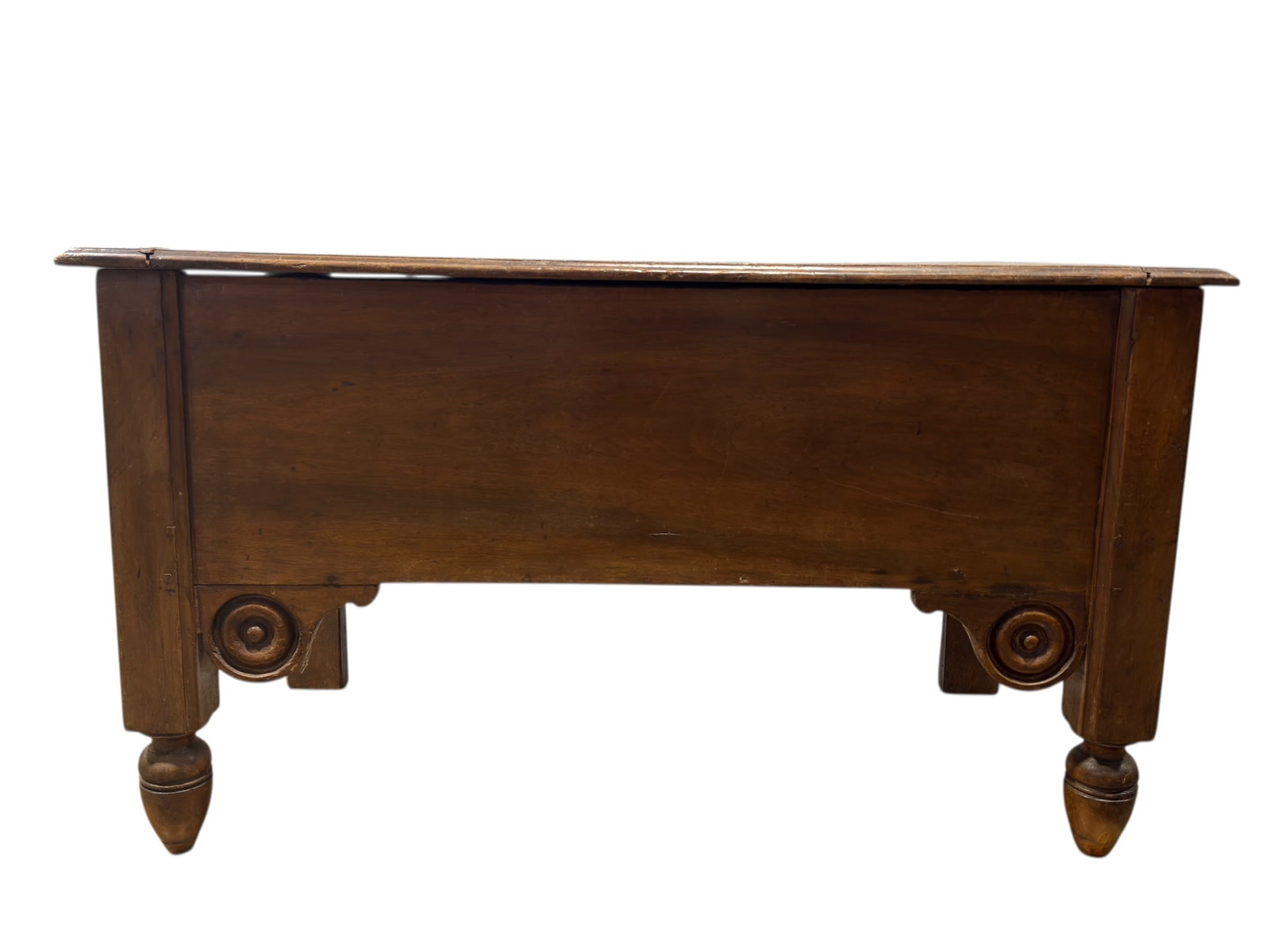 Circa 1830s–1850s American Primitive Pine Blanket Chest on Stand (1 of 12)