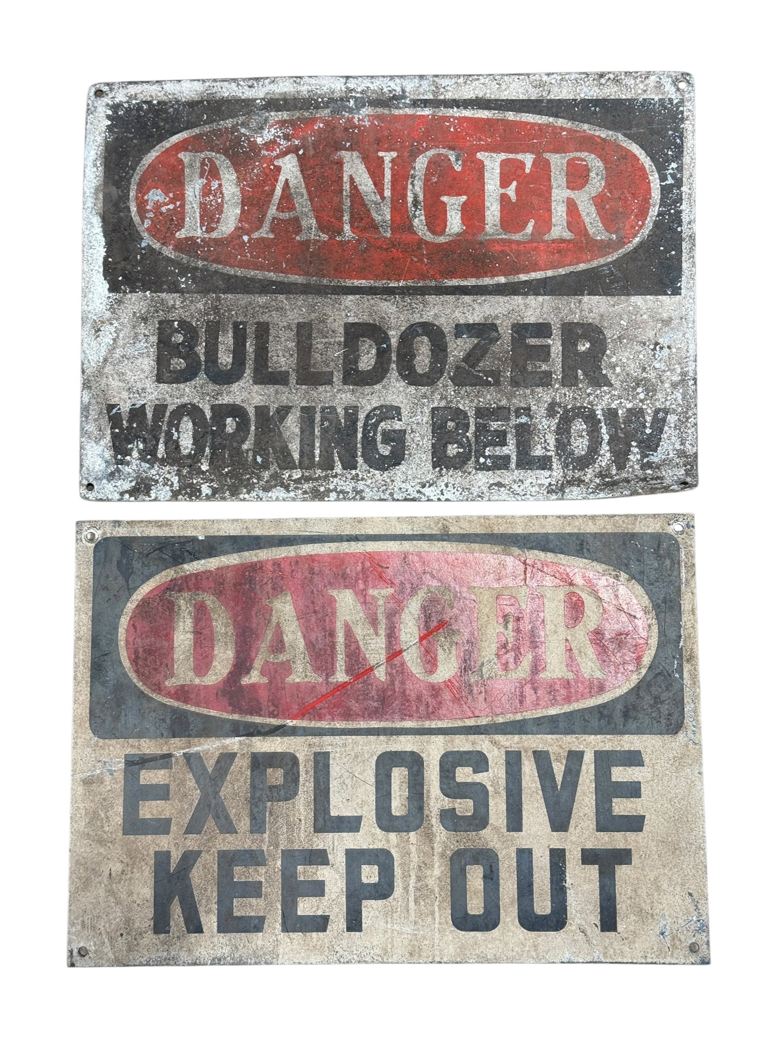 (2) Industrial "Danger" Safety Signs (1 of 8)