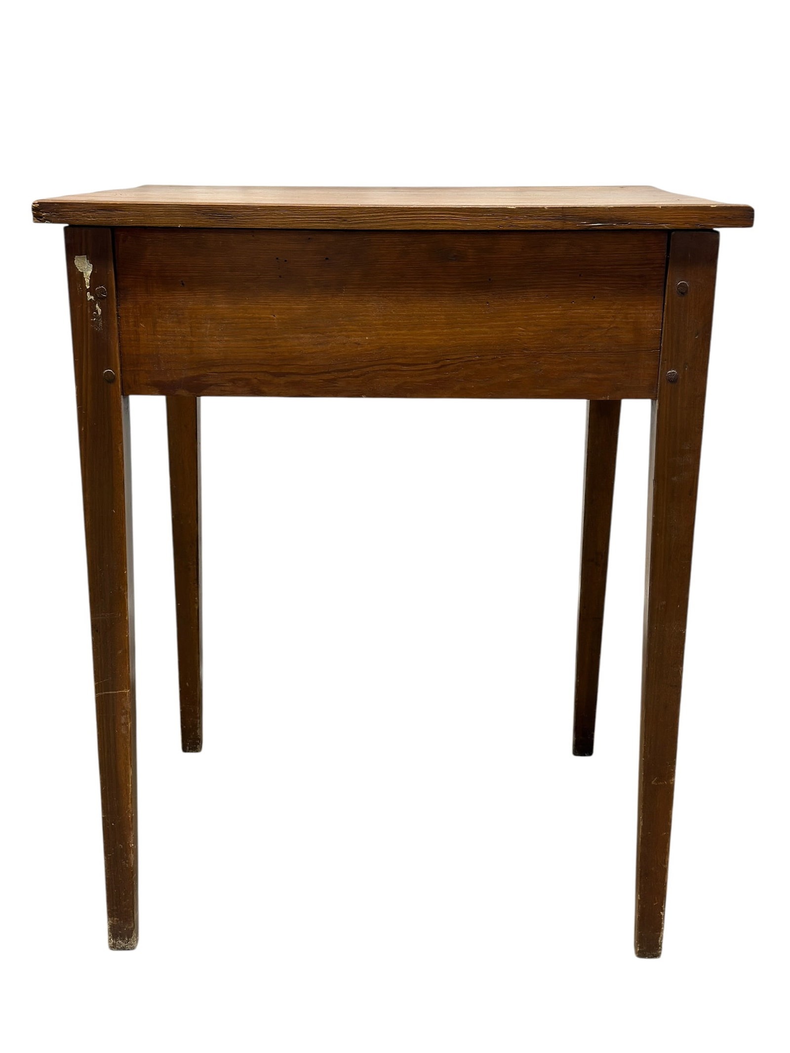 Primitive Pine Work Table w/ Drawer - 7
