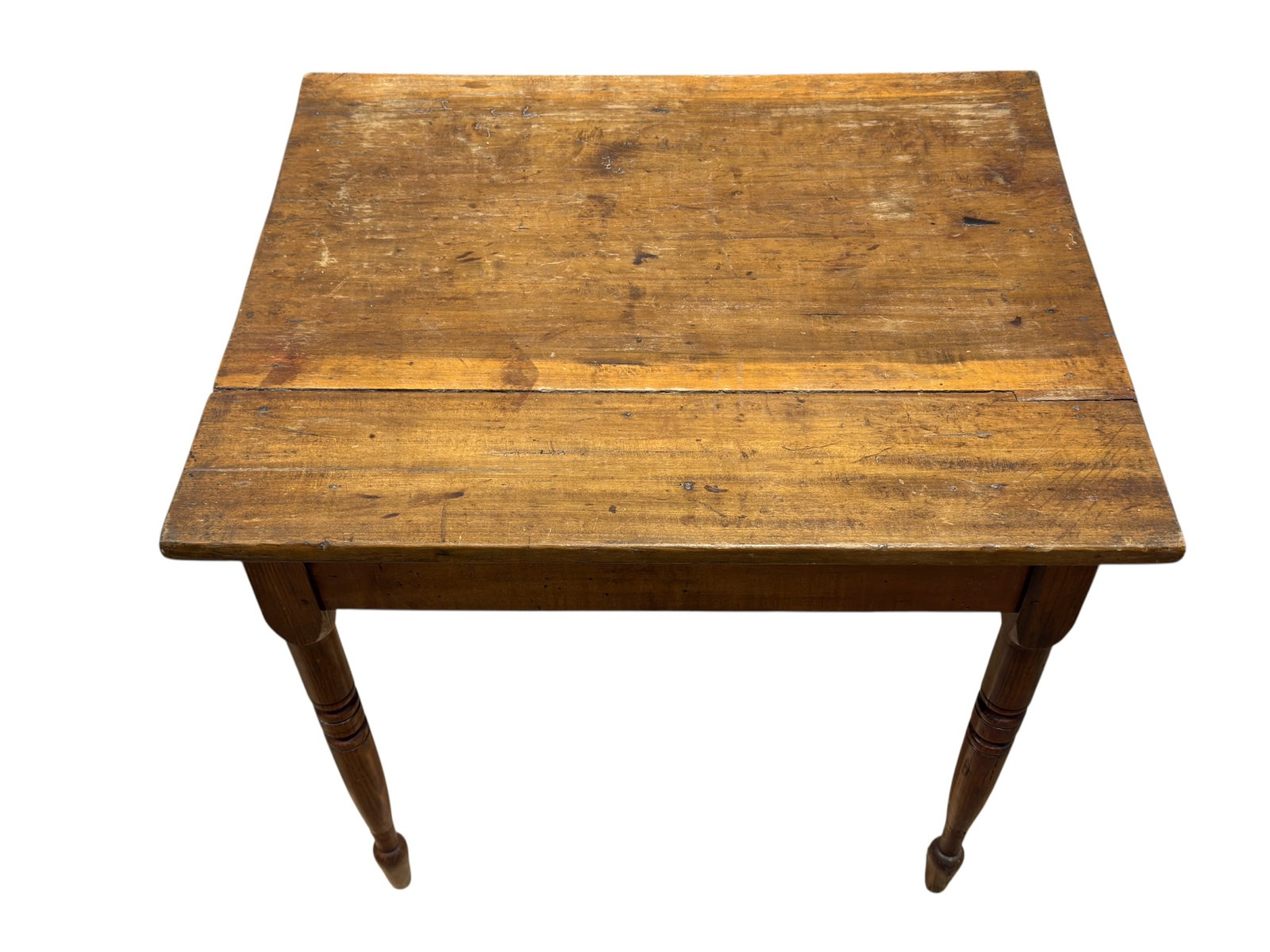 19th Century Primitive Pine Work Table - 3