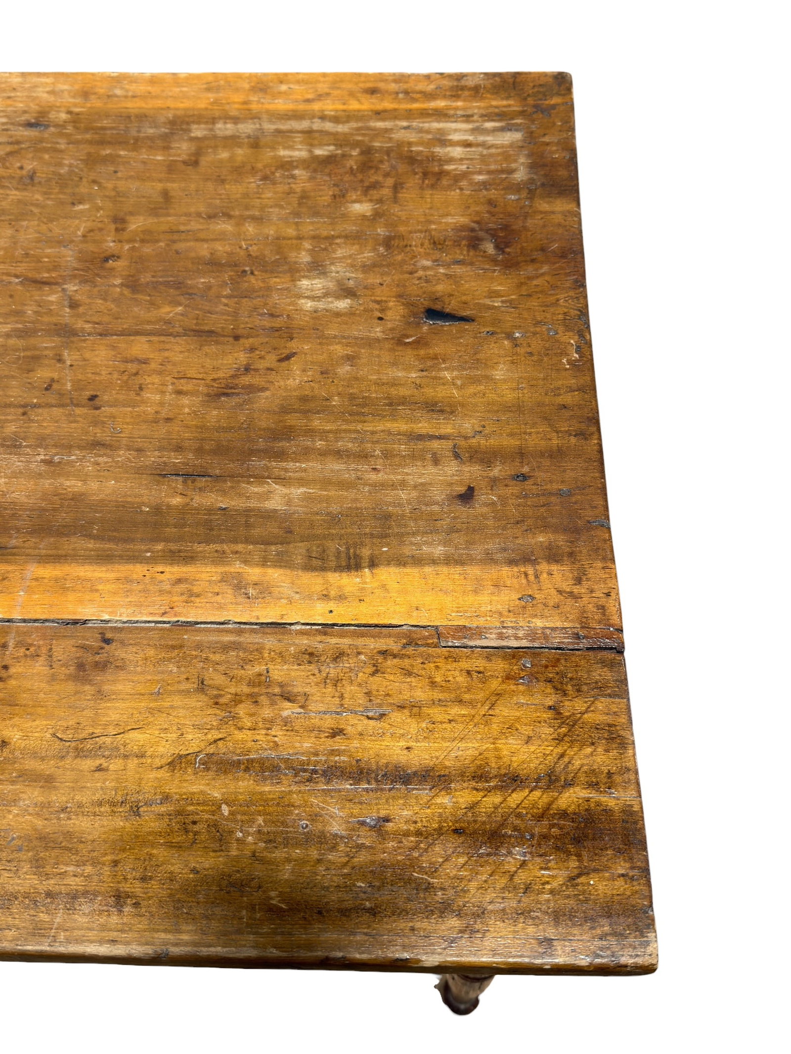 19th Century Primitive Pine Work Table - 4