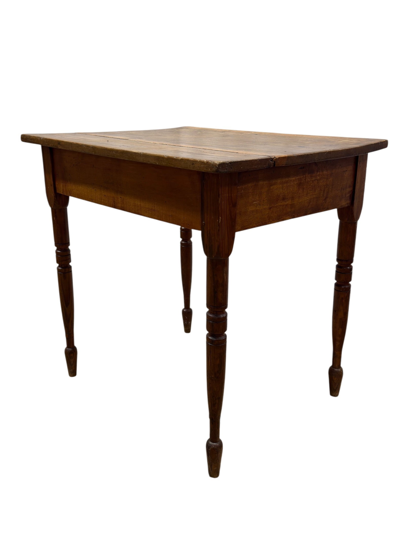 19th Century Primitive Pine Work Table - 5
