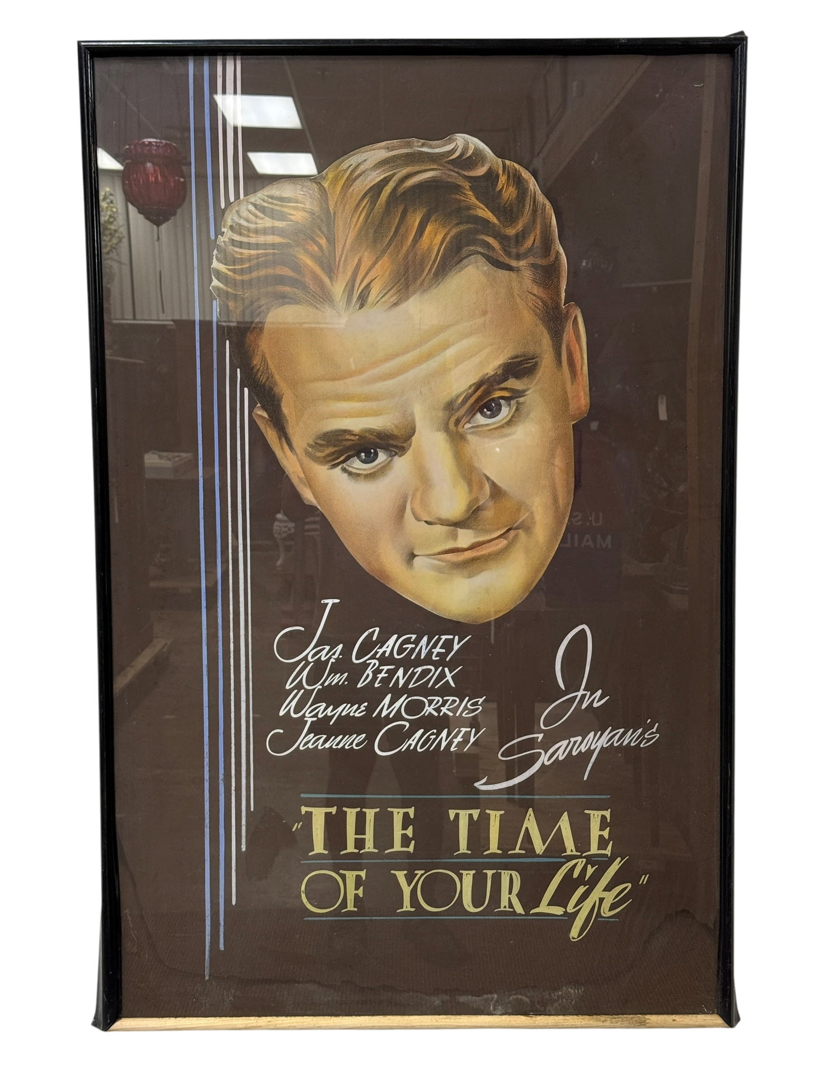Framed "The Time of Your Life" James Cagney Film Poster (1 of 8)