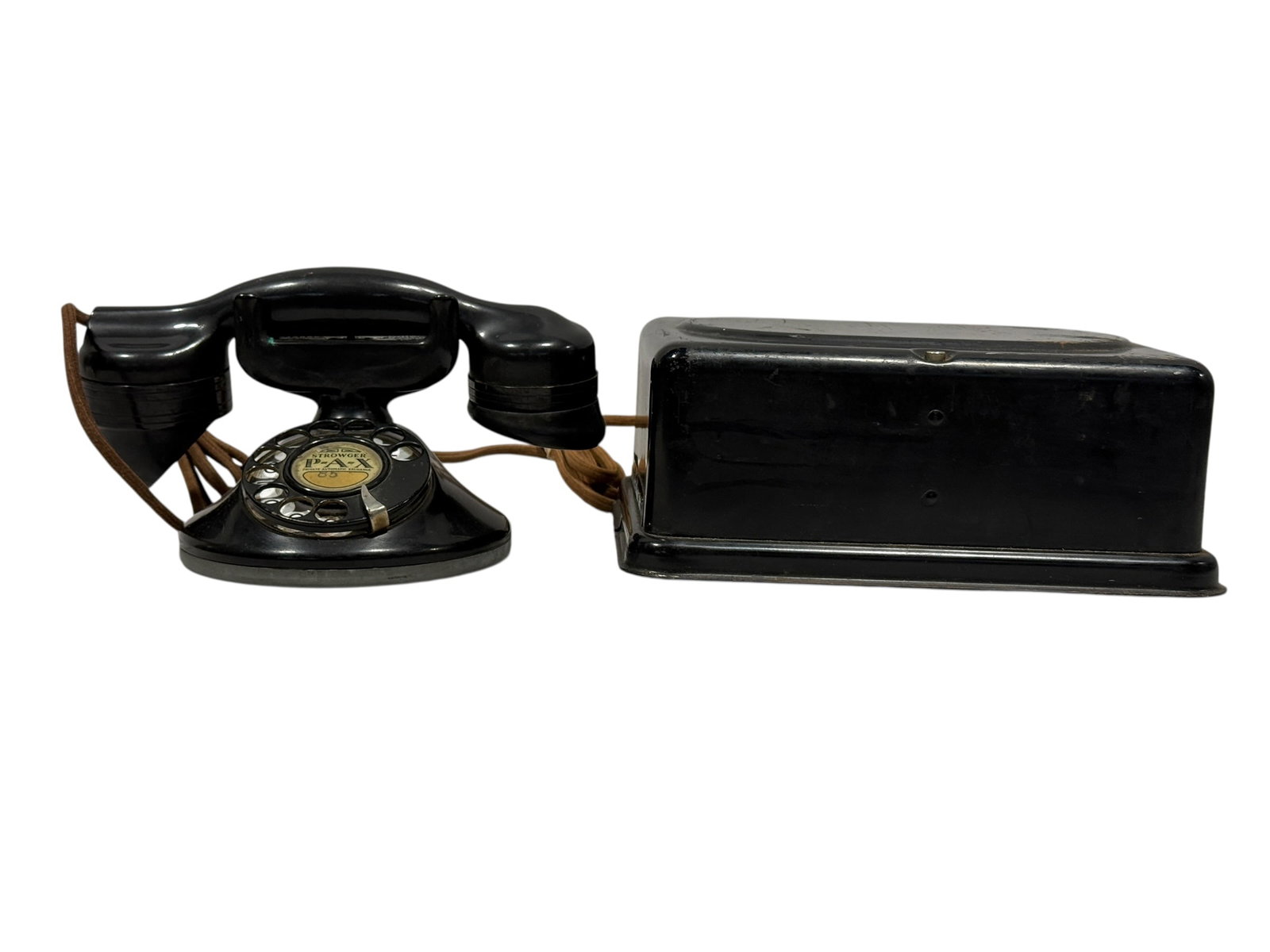 Automatic Electric "Monophone" Strowger P-A-X Rotary Telephone w/ Box (1 of 11)