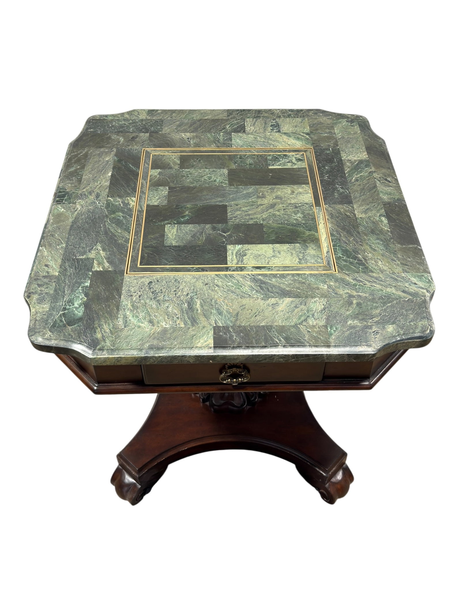 Marble-Top Game Table - 2