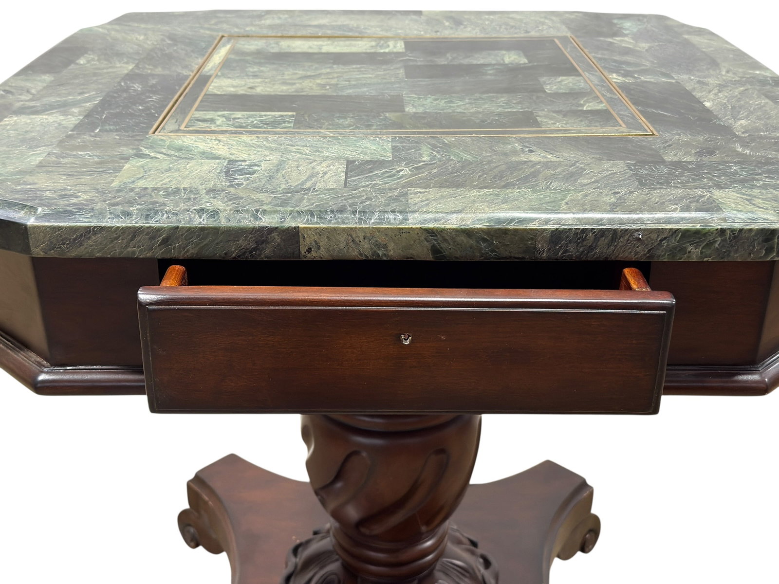 Marble-Top Game Table - 7