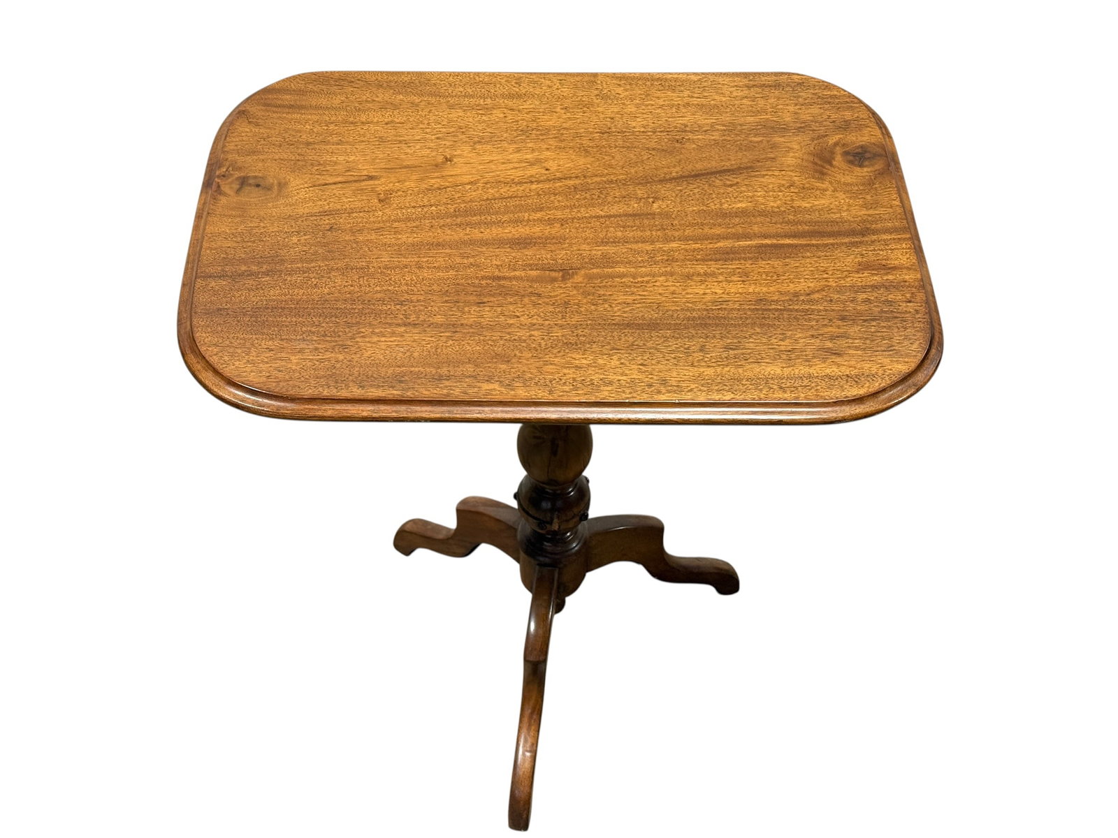 Vintage Solid Wood Side Table - 2