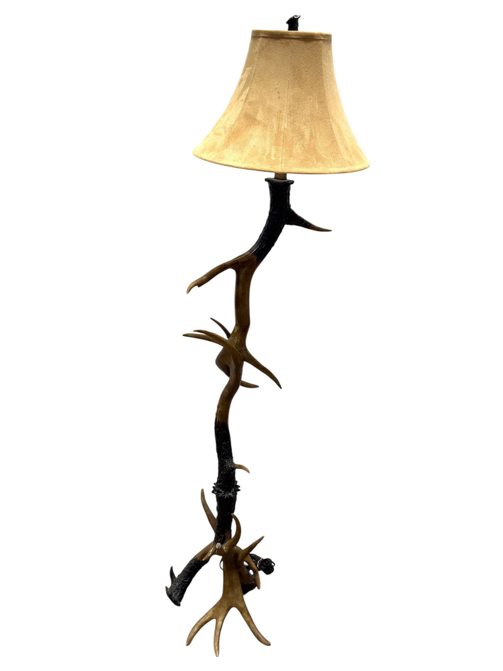 Rustic Faux Antler Form Floor Lamp (1 of 10)