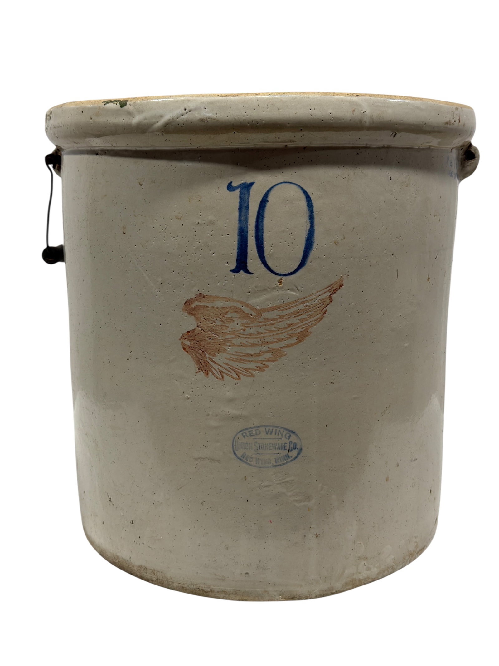 Early 20th Century Red Wing Union Stoneware Co. 10 Gallon Crock (1 of 13)