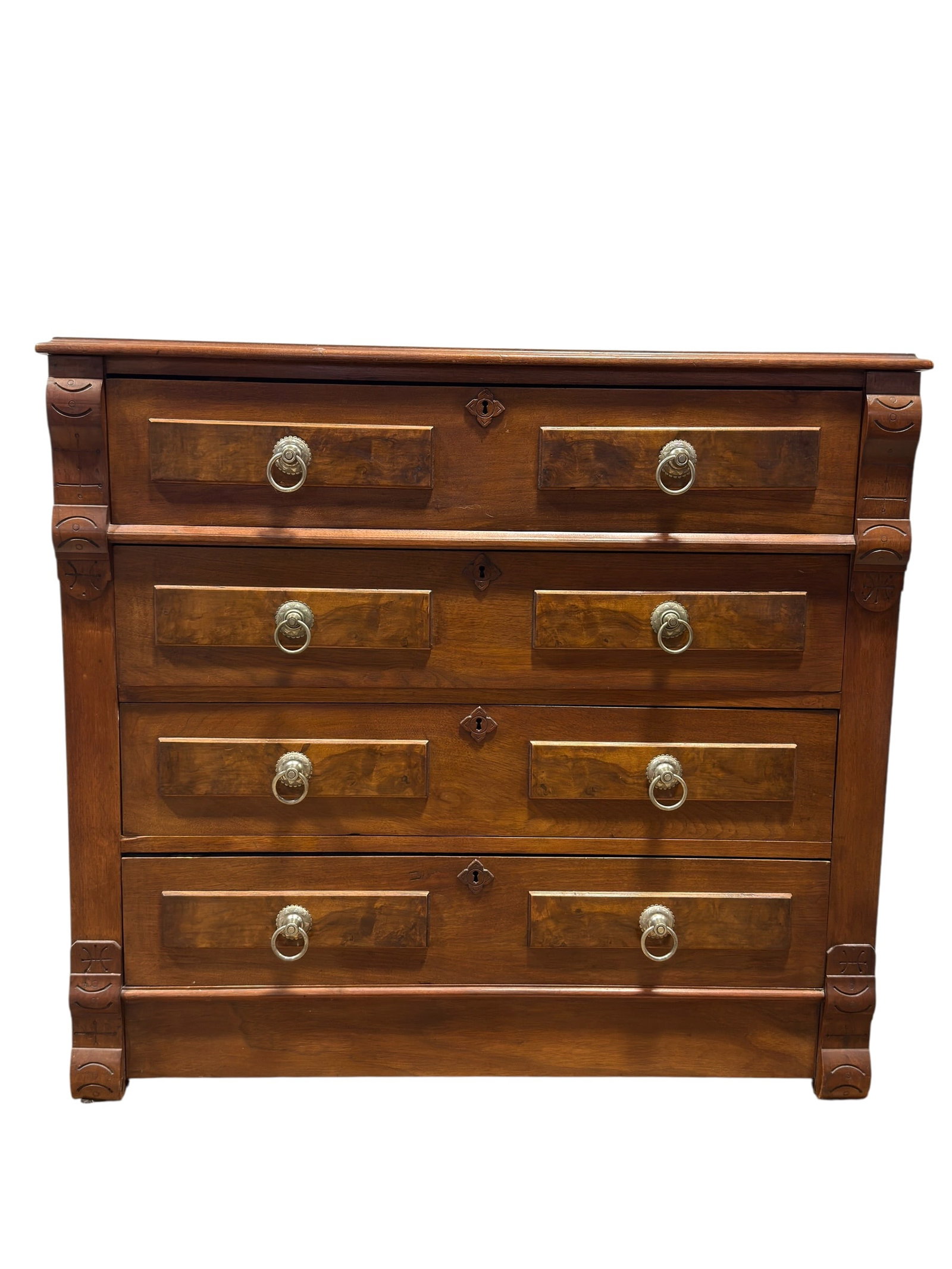 Late 19th Century American Walnut Four-Drawer Chest (1 of 10)