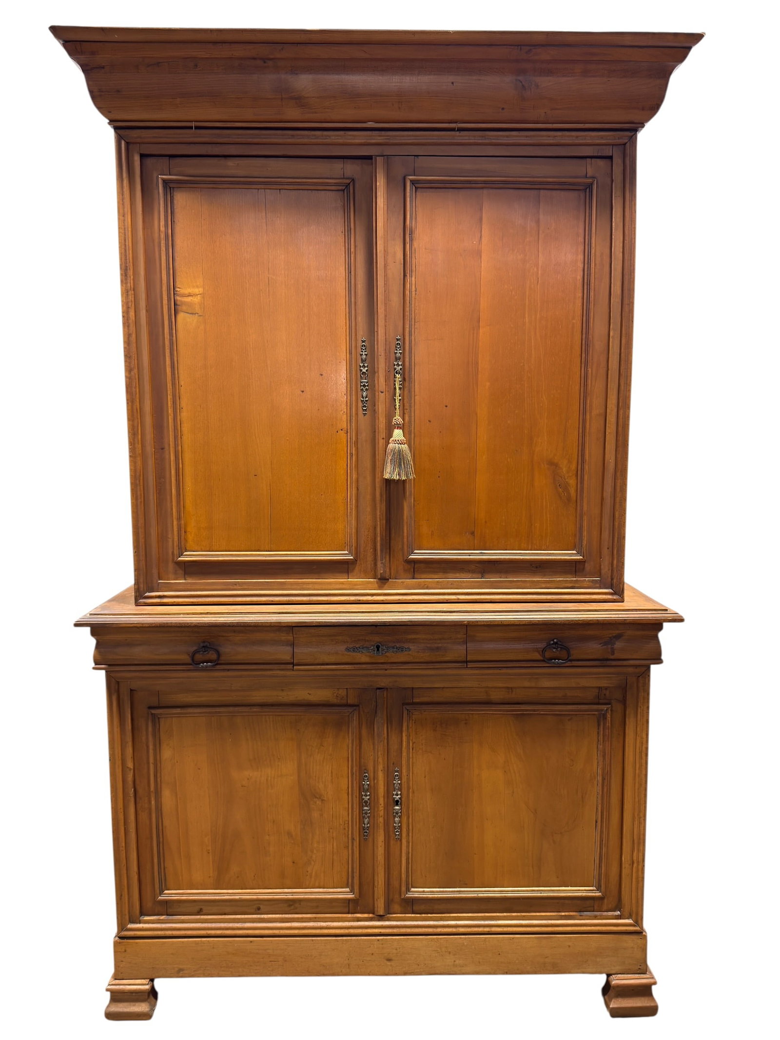 19th Century French Provincial Walnut Buffet a Deux Corps (1 of 7)